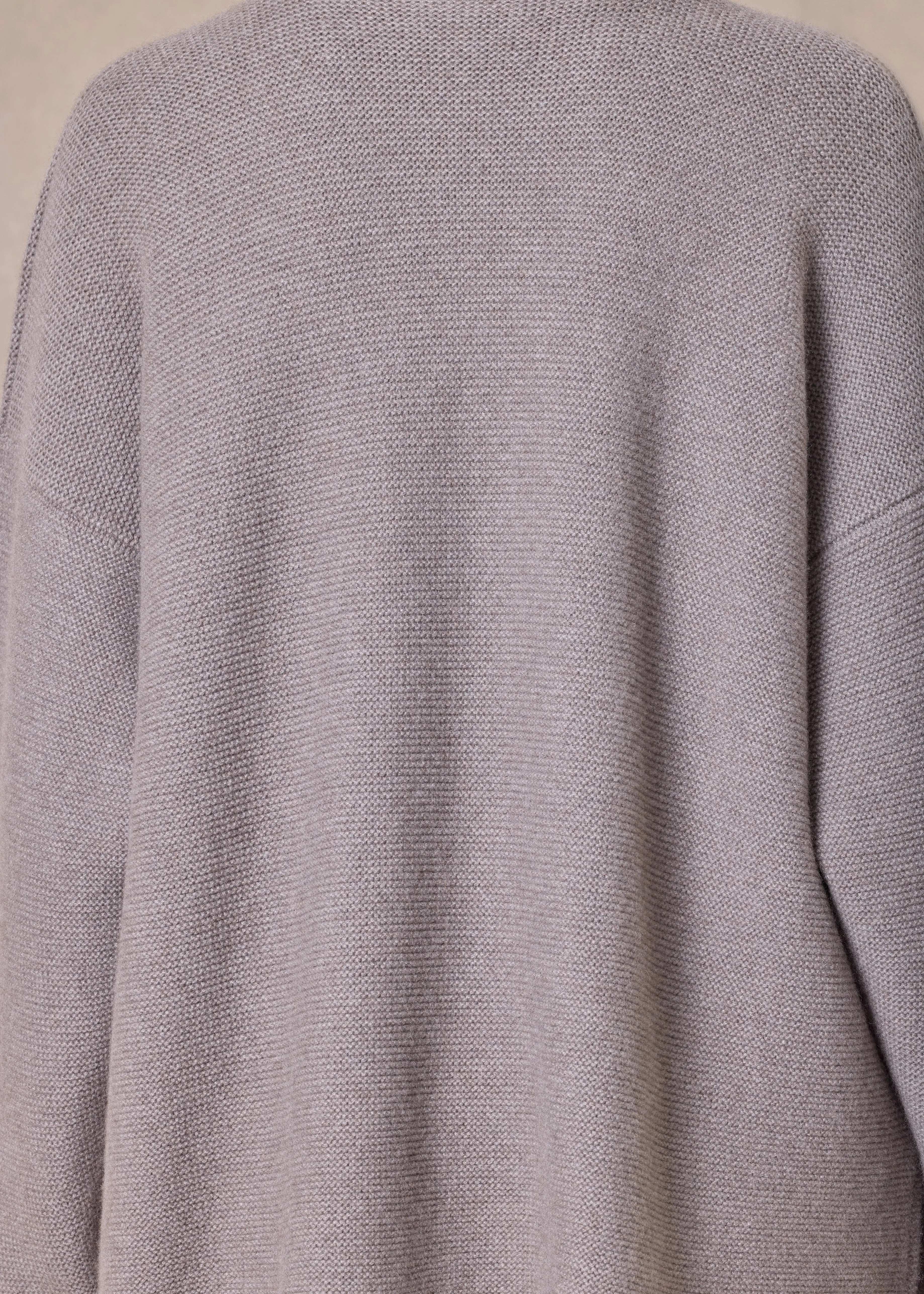 cashmere small jacket coat cardigan- short (bison) sold by eskandar product image thumbnail 5