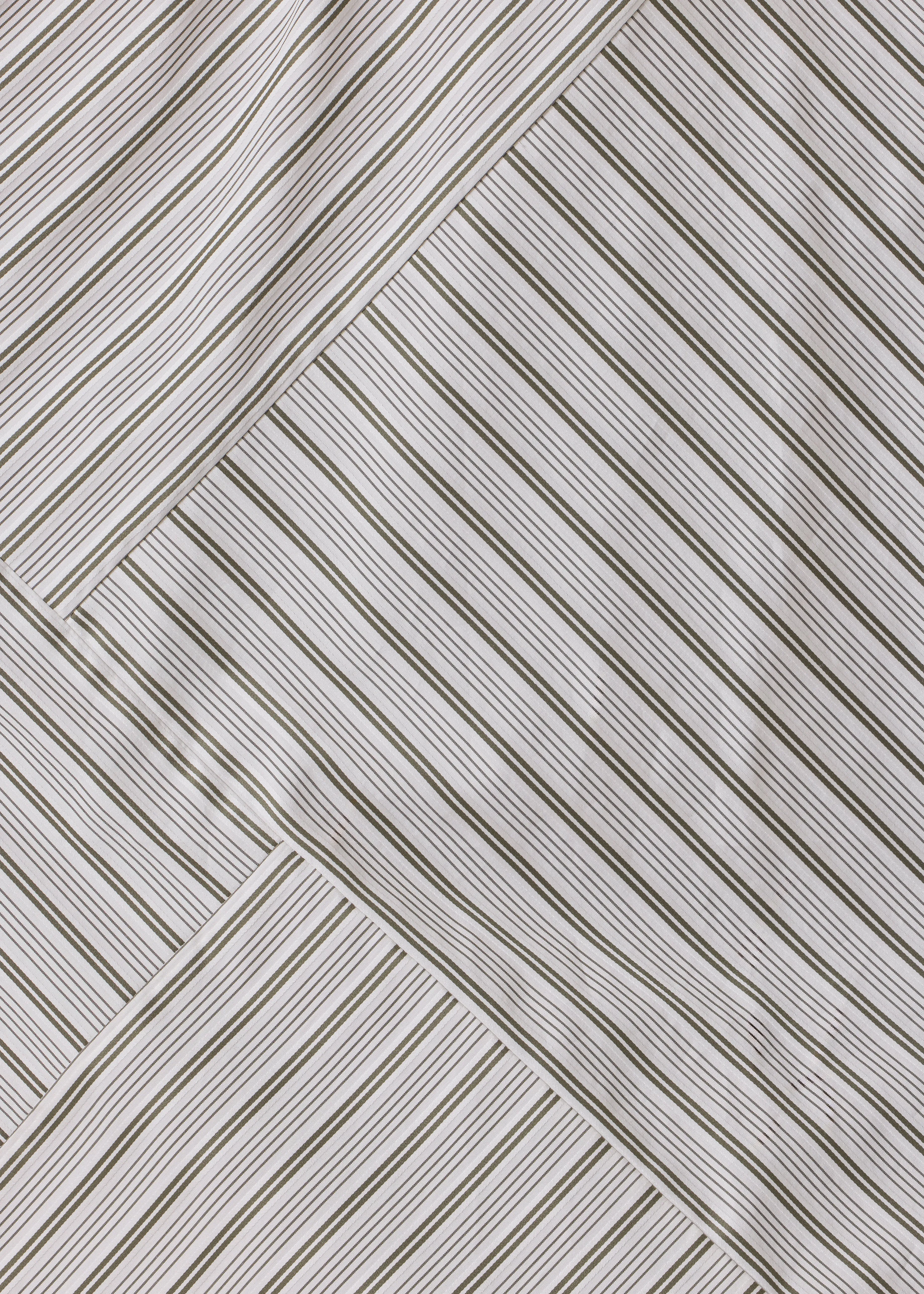 cotton wide a-line shirt with collar - long (patchwork) (greenbronze) sold by eskandar product image thumbnail 5