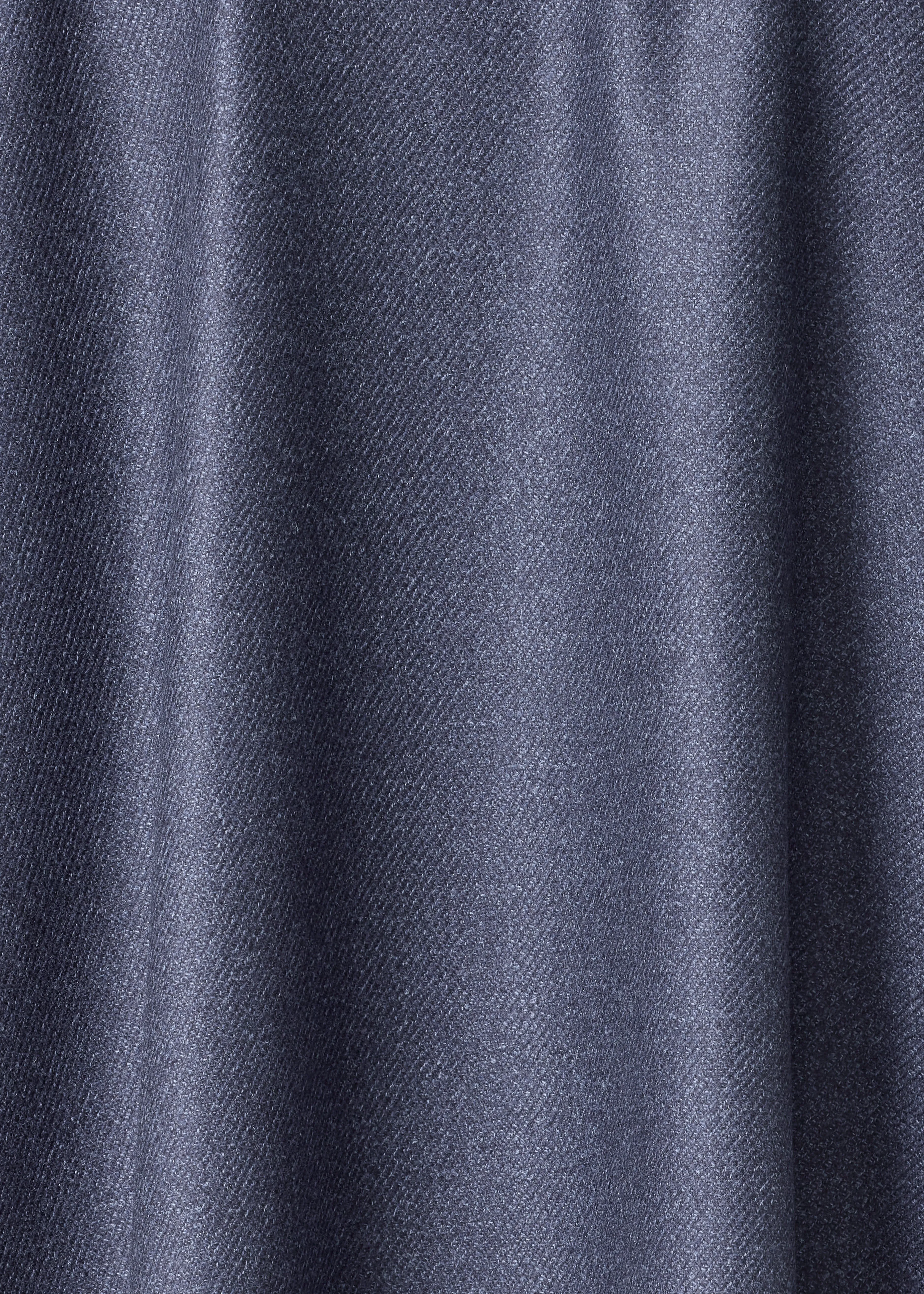 silk superfine wool mix wide a-line mandarin jacket - long plus (jeandark) sold by eskandar product image thumbnail 5