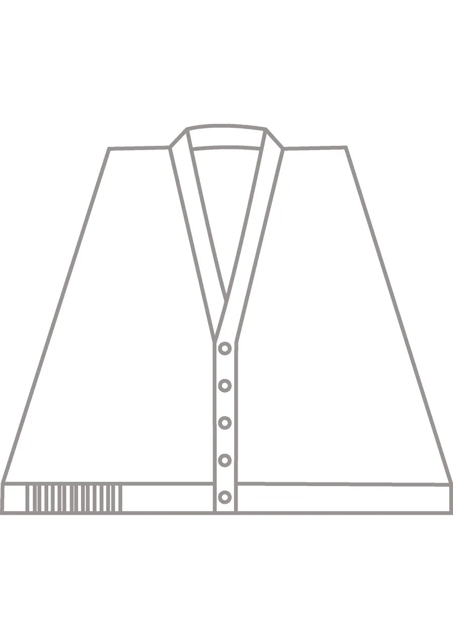 cashmere a-line sleeveless v-neck cardigan - mid plus sold by eskandar product image thumbnail 5