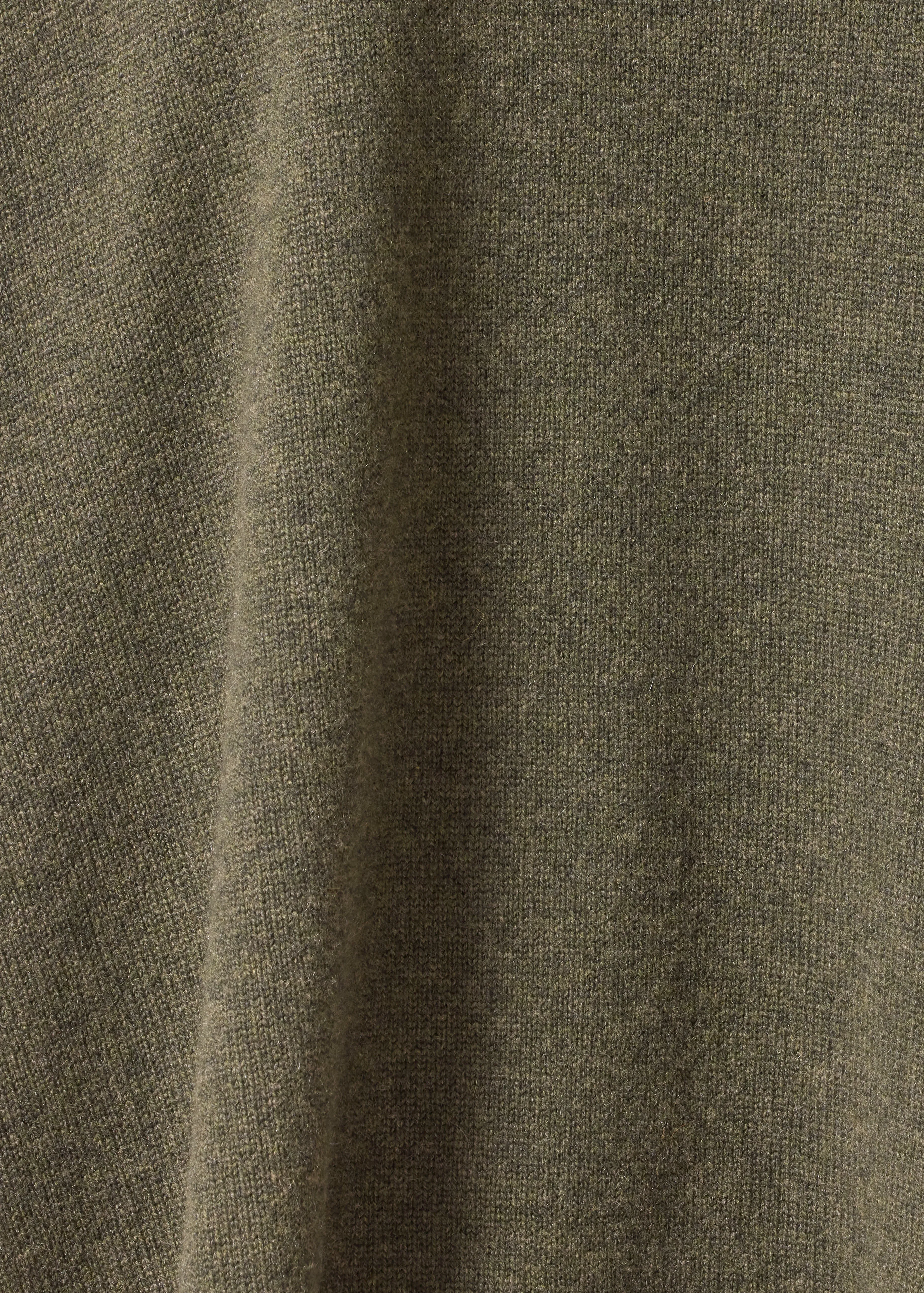 cashmere a-line sleeveless deep v-neck - mid plus (mossbronze) sold by eskandar product image thumbnail 5