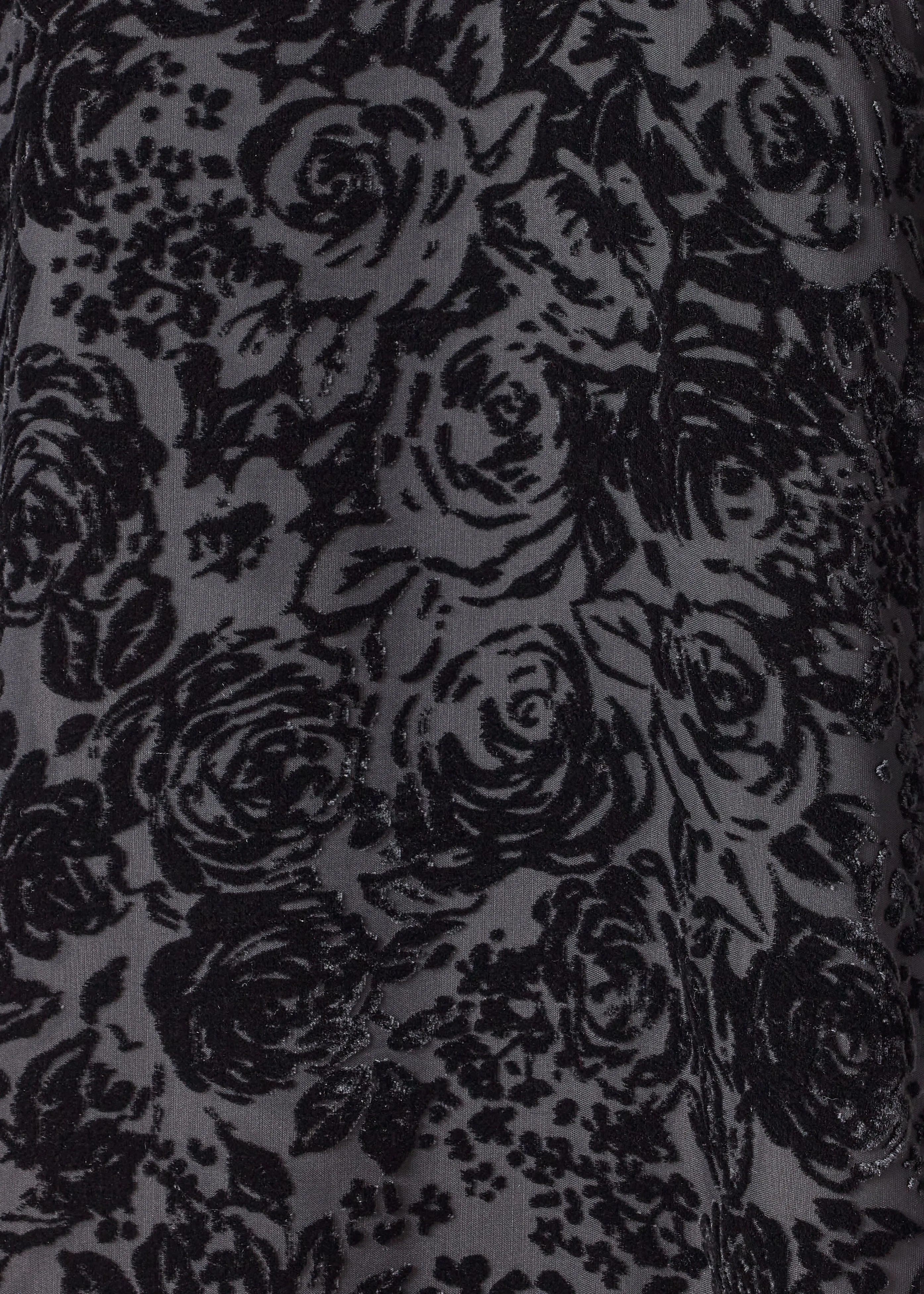 silk mix boat neck top - mid (black) sold by eskandar product image thumbnail 5