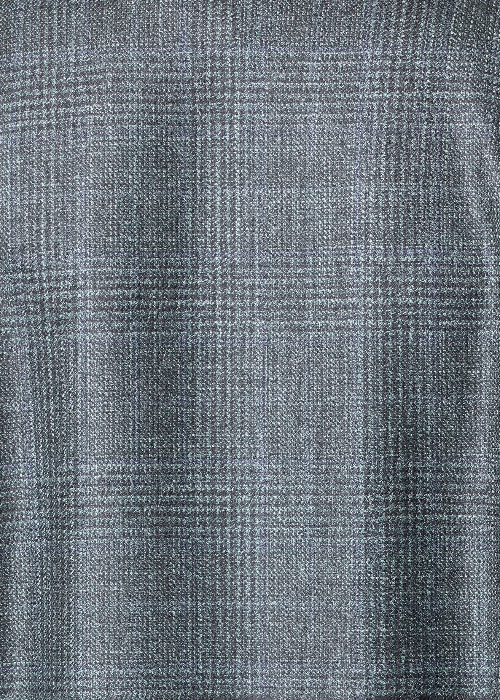 cashmere silk wool mix boat neck top - long (darkforest) sold by eskandar product image thumbnail 5