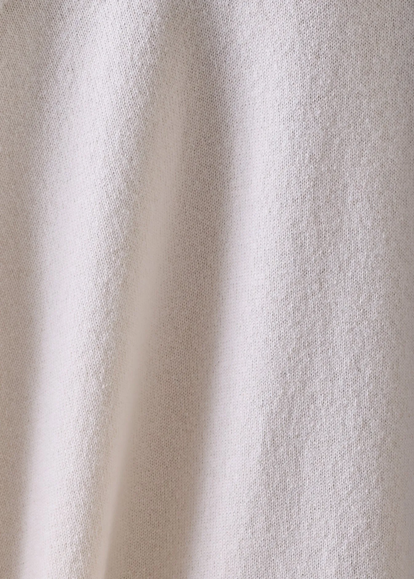 cashmere raglan sleeve round neck sweater - long (crème) sold by eskandar product image thumbnail 5