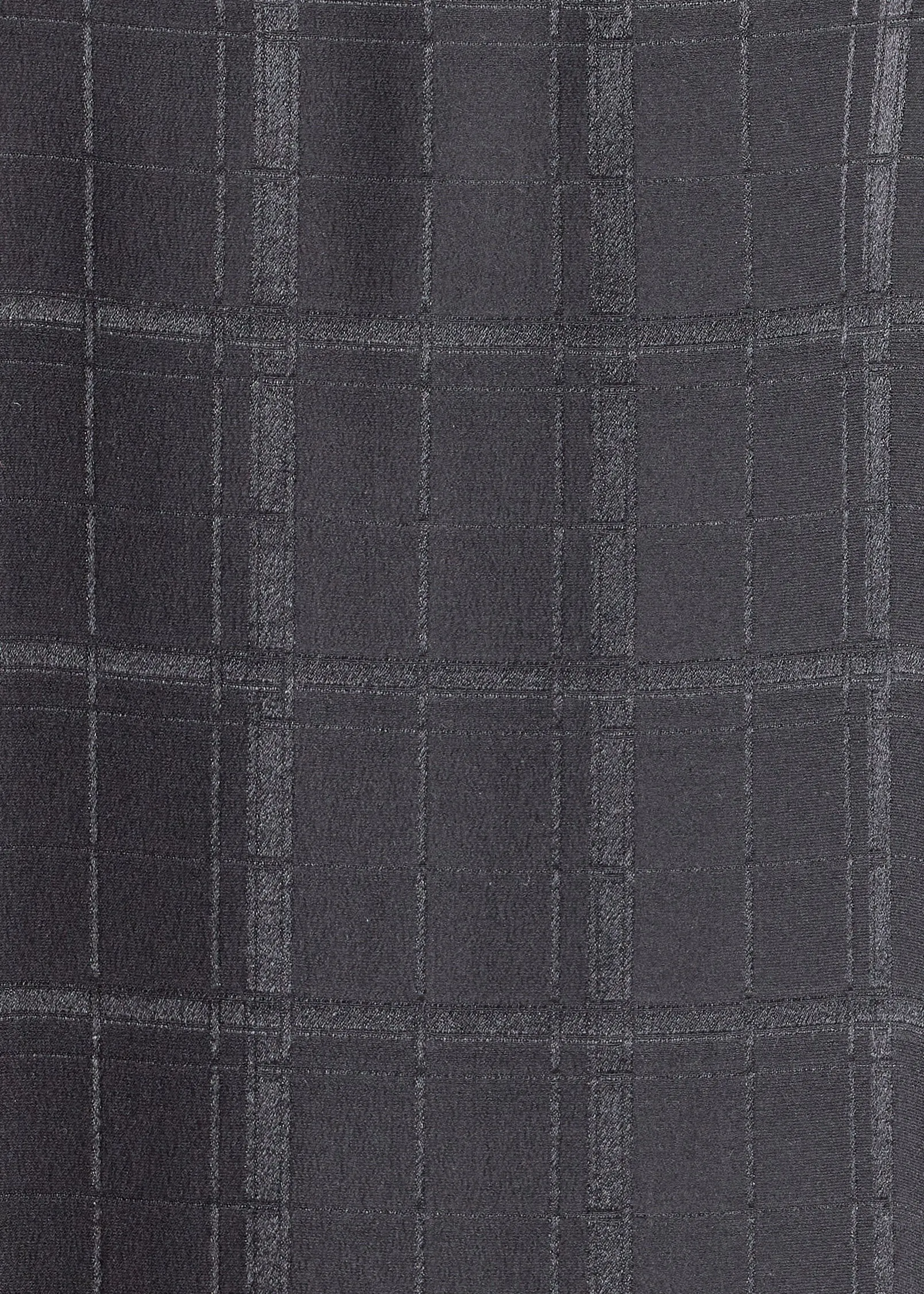 silk wide longer back scrunch neck shirt - long (black) sold by eskandar product image thumbnail 5