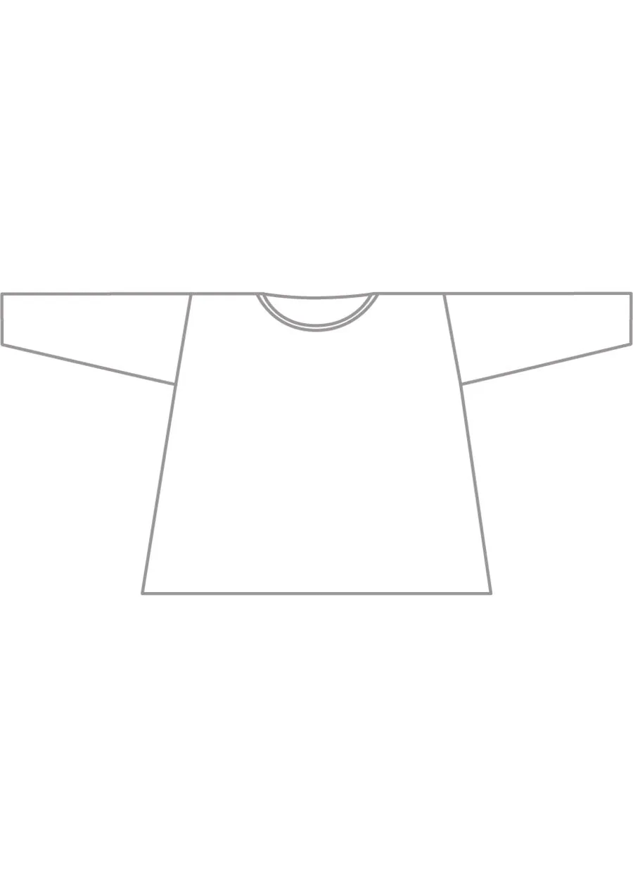 cashmere a-line bateau neck sweater - long (undyed) sold by eskandar product image thumbnail 5