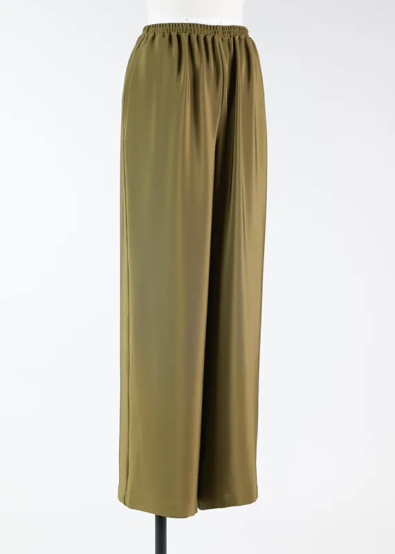 silk flared trouser sold by eskandar