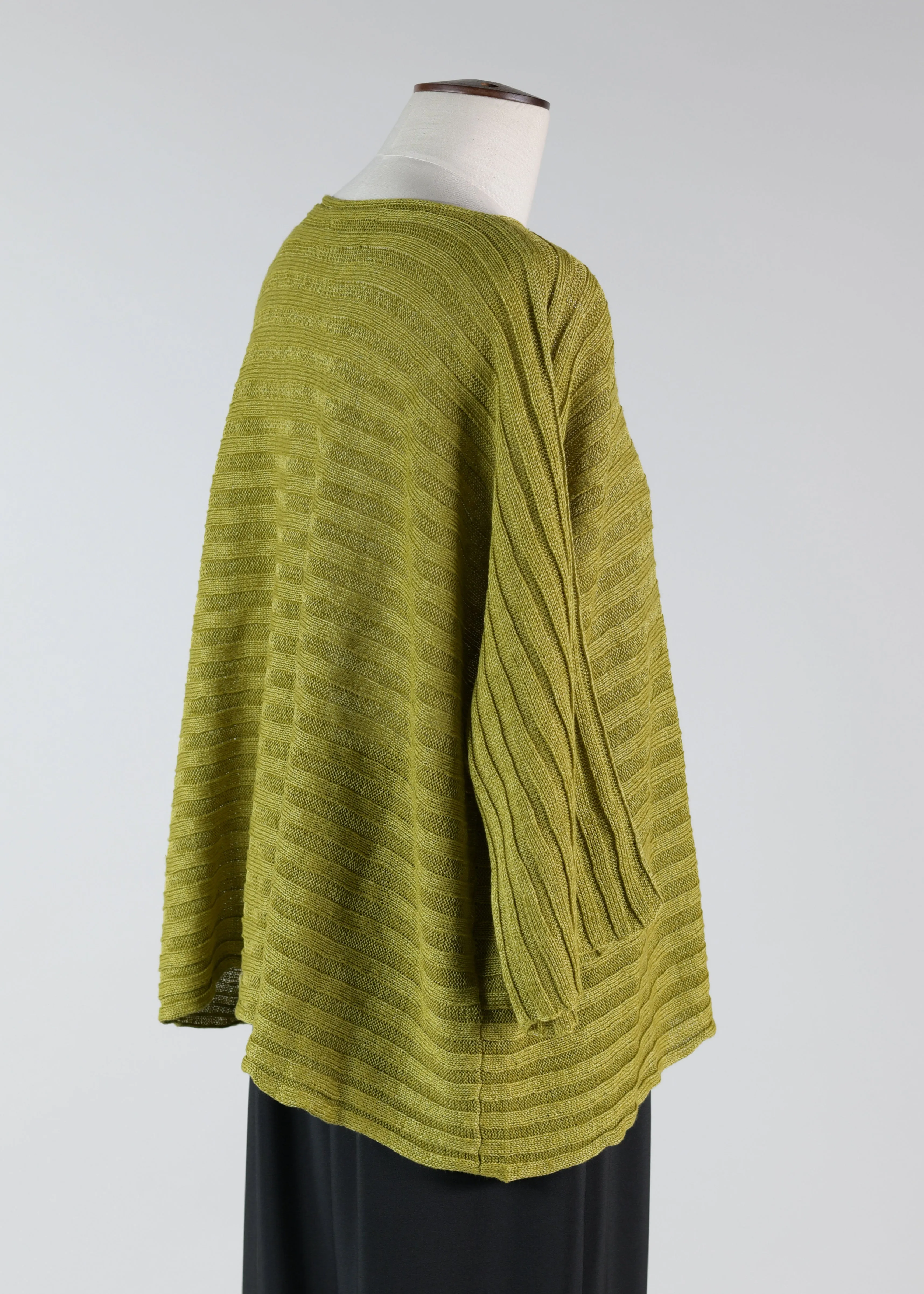 linen square short sleeve knit top - short sold by eskandar product image thumbnail 3