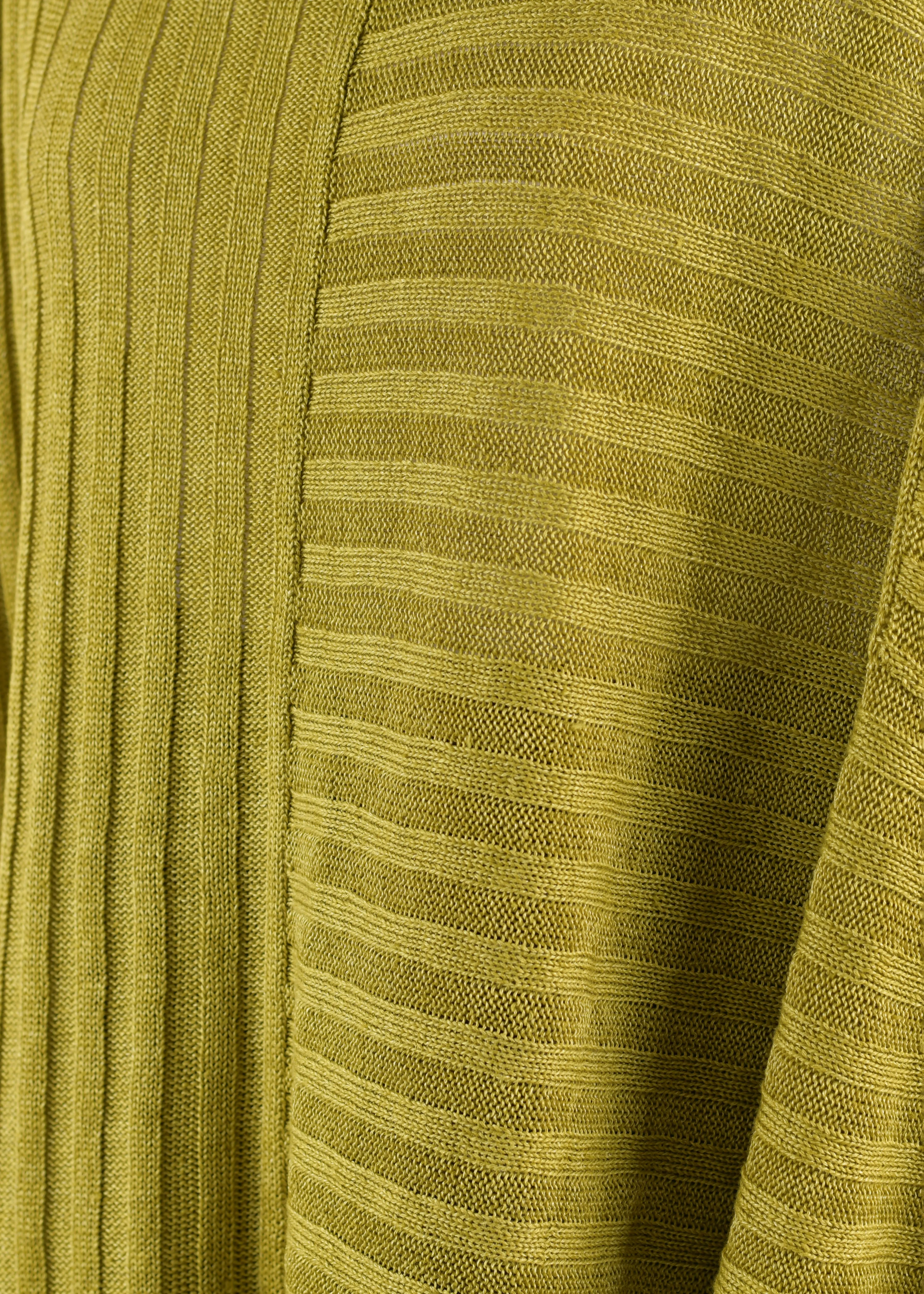 linen square 3/4 sleeve top - long plus (panelled) sold by eskandar product image thumbnail 4