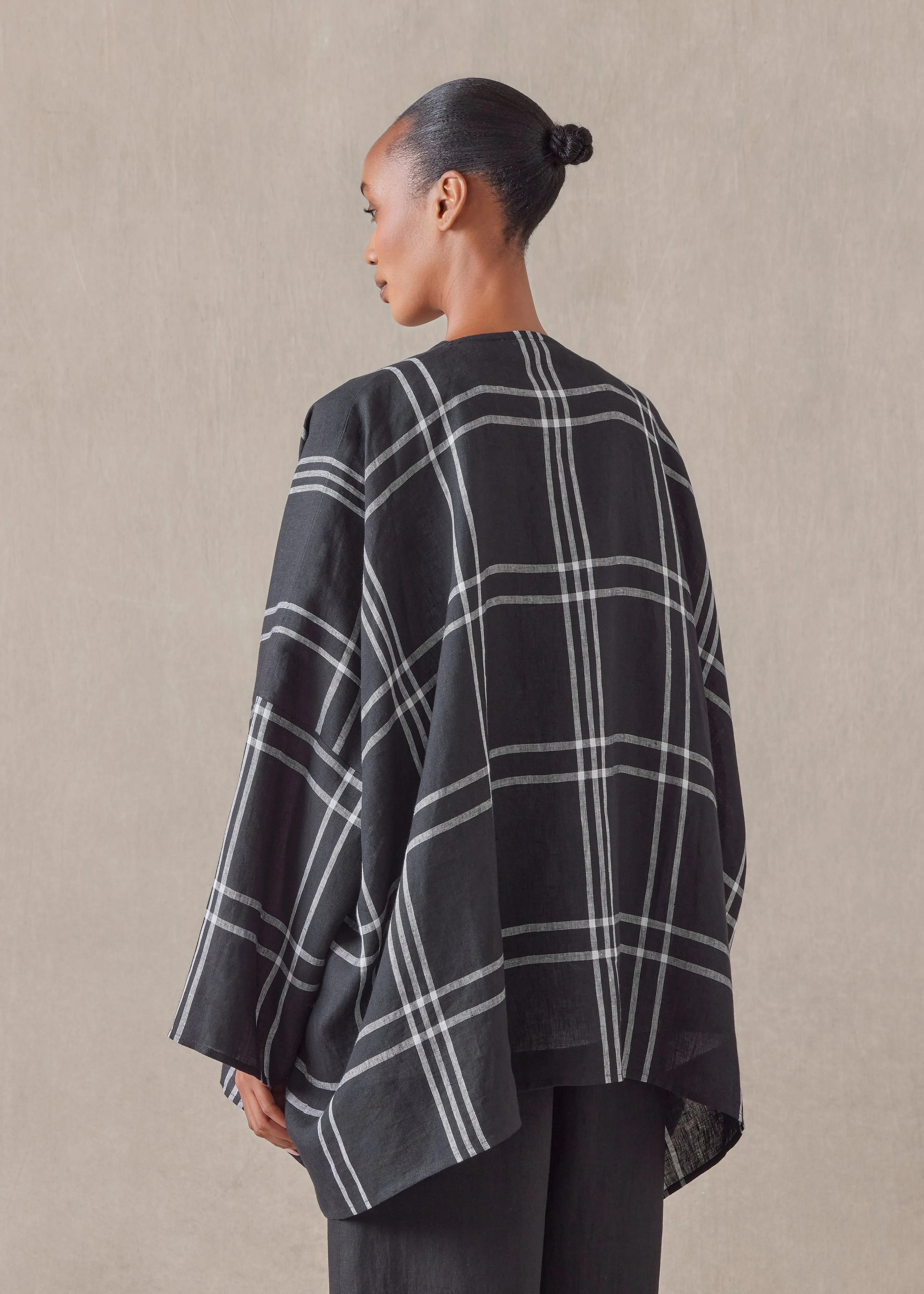 linen jacket coat - long sold by eskandar product image thumbnail 4