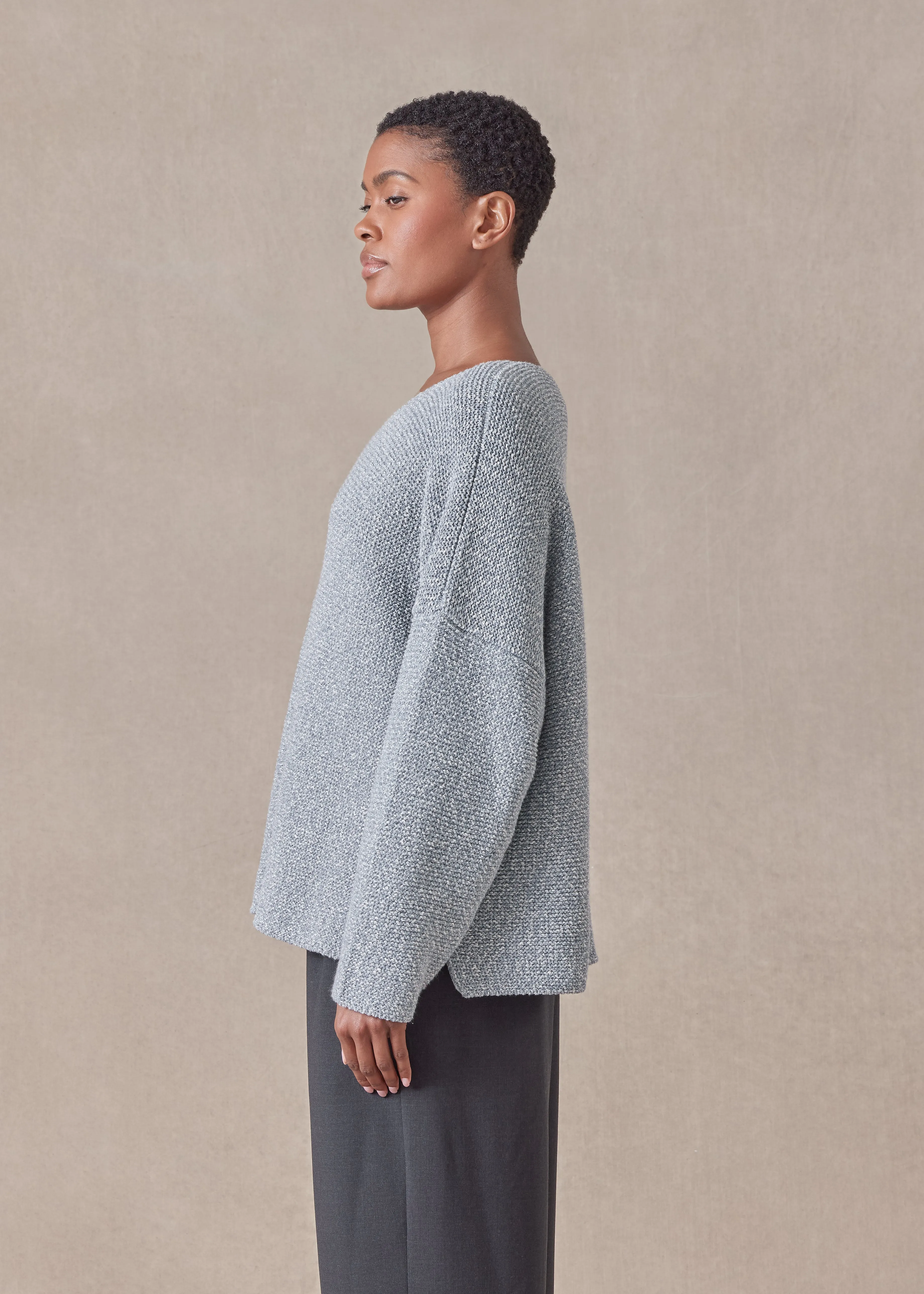 cotton cropped bateau sold by eskandar product image thumbnail 3