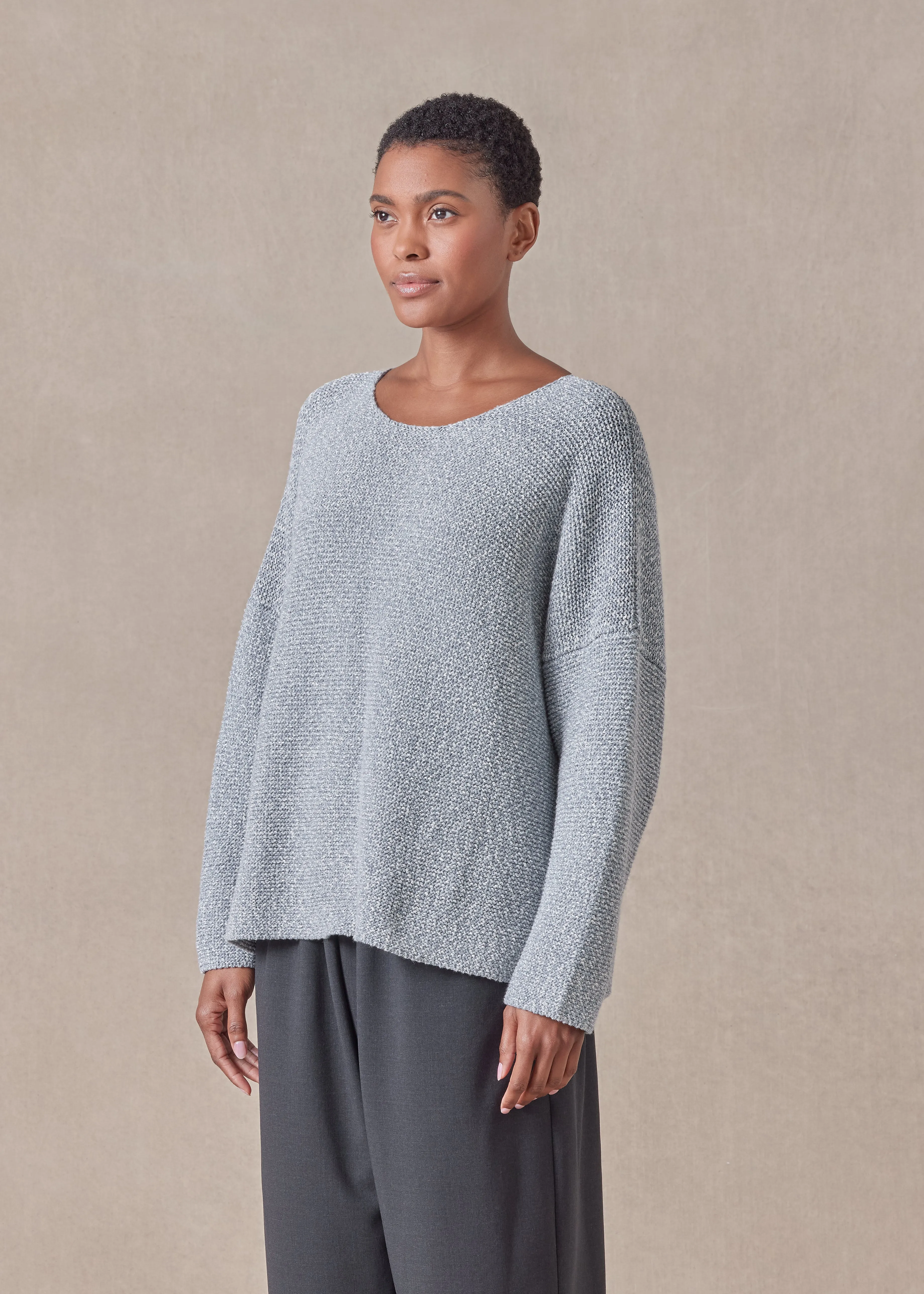 cotton cropped bateau sold by eskandar product image thumbnail 2