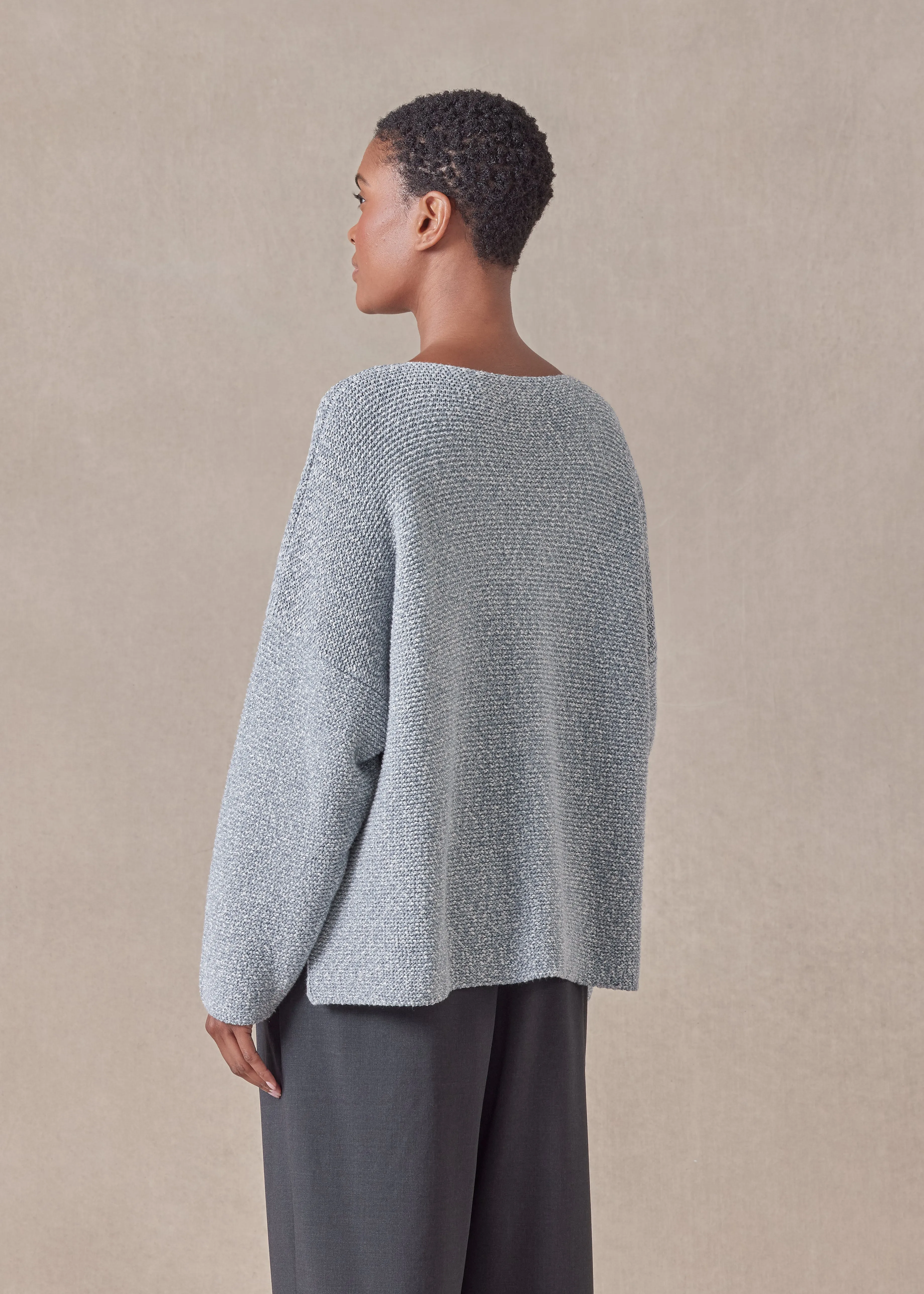 cotton cropped bateau sold by eskandar product image thumbnail 4