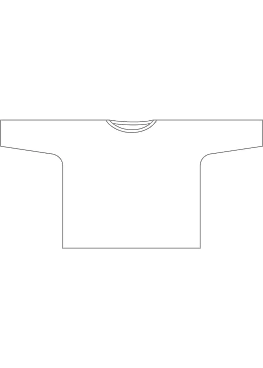 silk linen wool mix boat neck top - long (fadedblue) sold by eskandar product image thumbnail 5