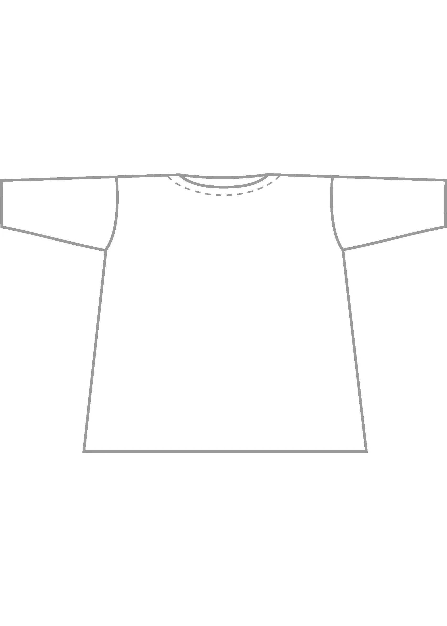 embroidered linen wide a-line scoop neck tunic - long sold by eskandar product image thumbnail 4