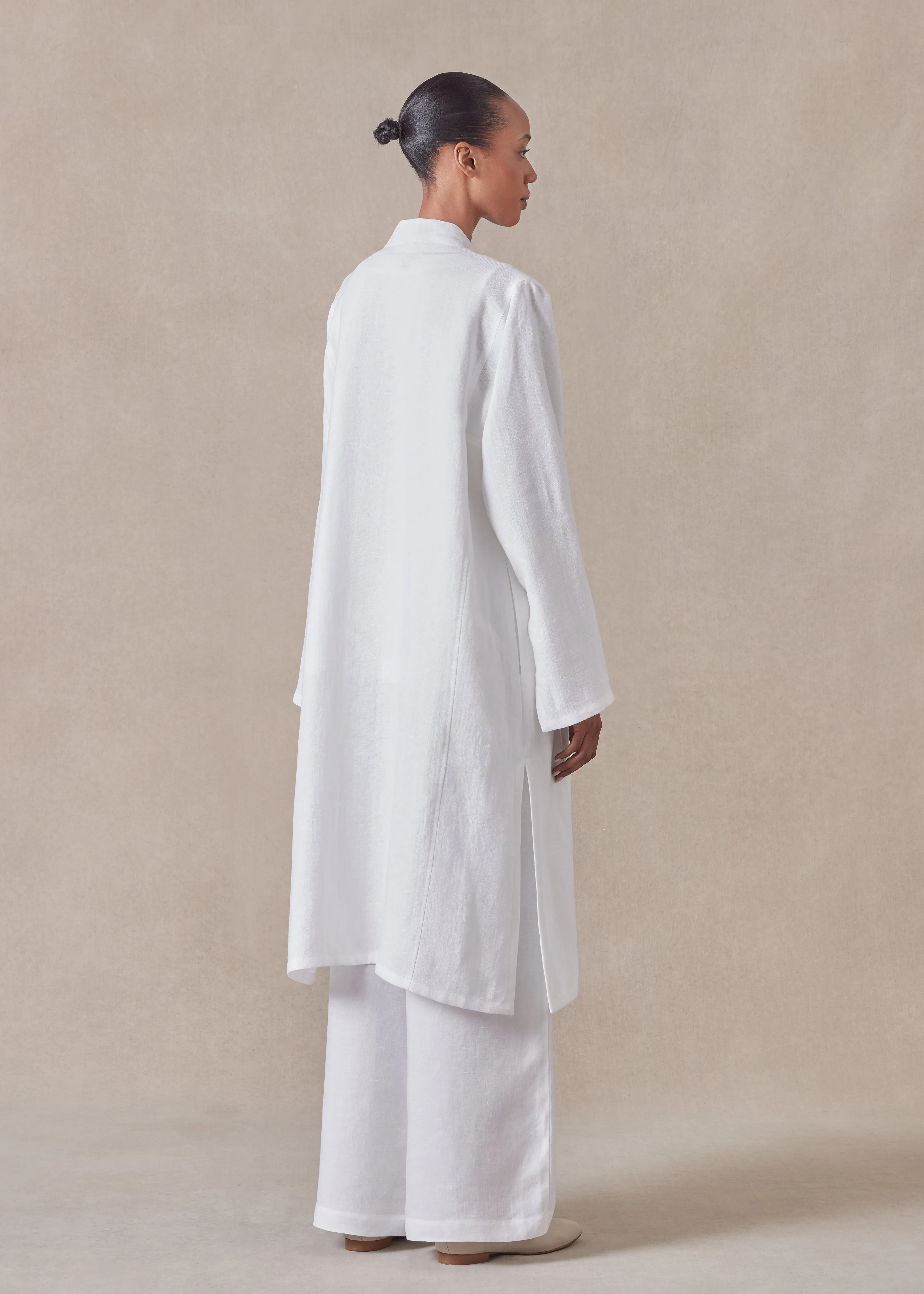 linen bakhtiari coat sold by eskandar product image thumbnail 4