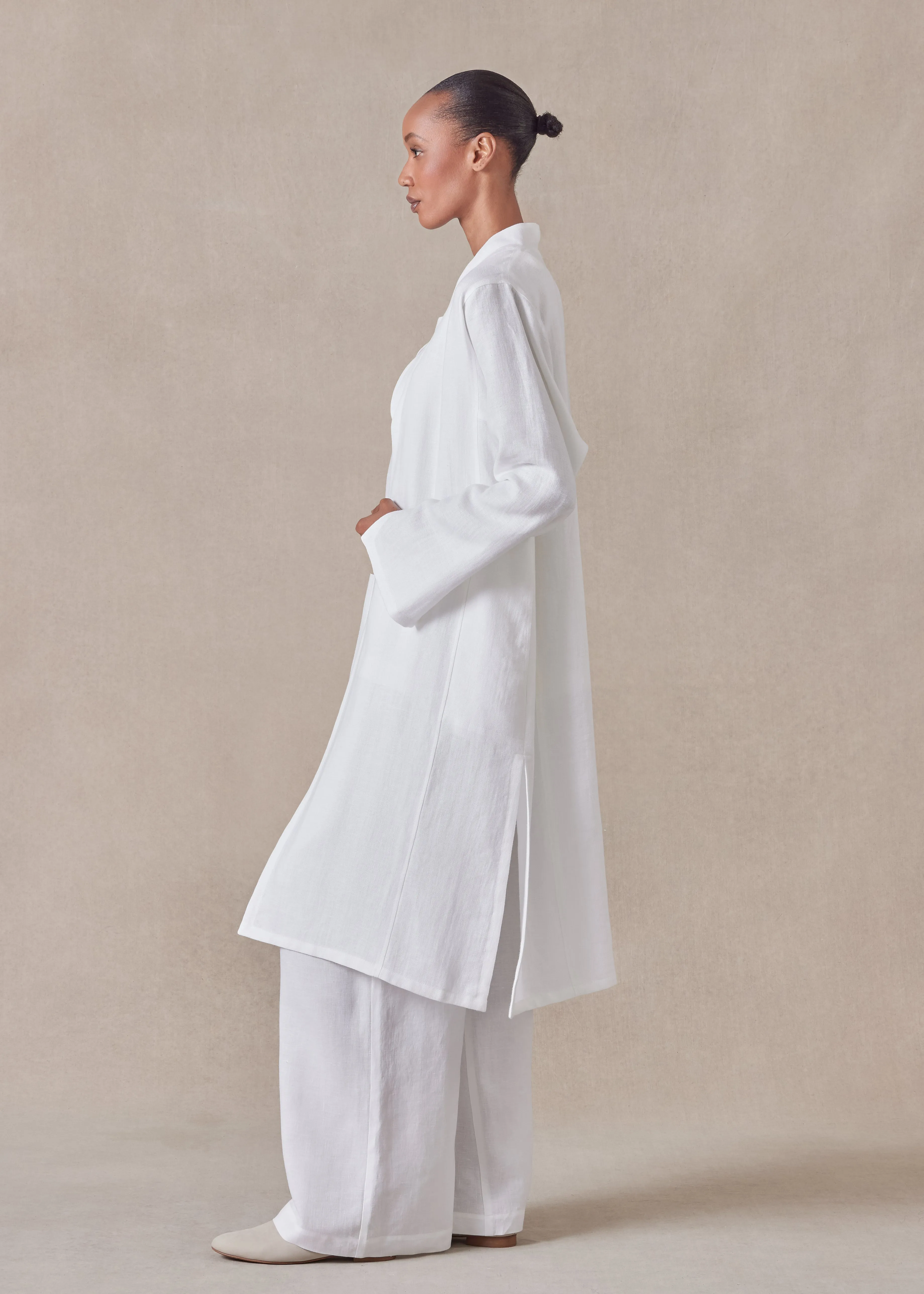 linen bakhtiari coat sold by eskandar product image thumbnail 3