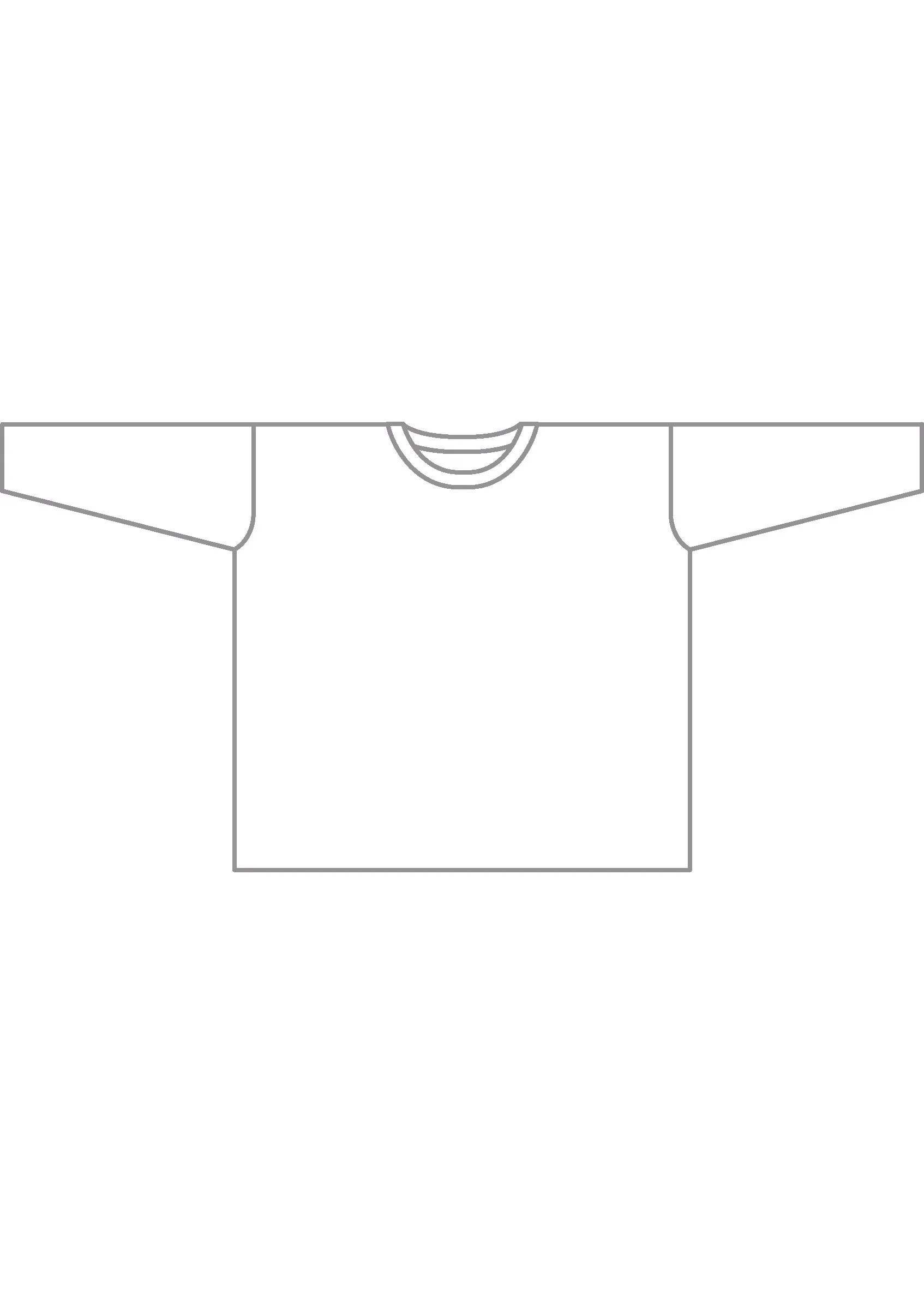 long sleeve smaller round neck - long sold by eskandar product image thumbnail 5