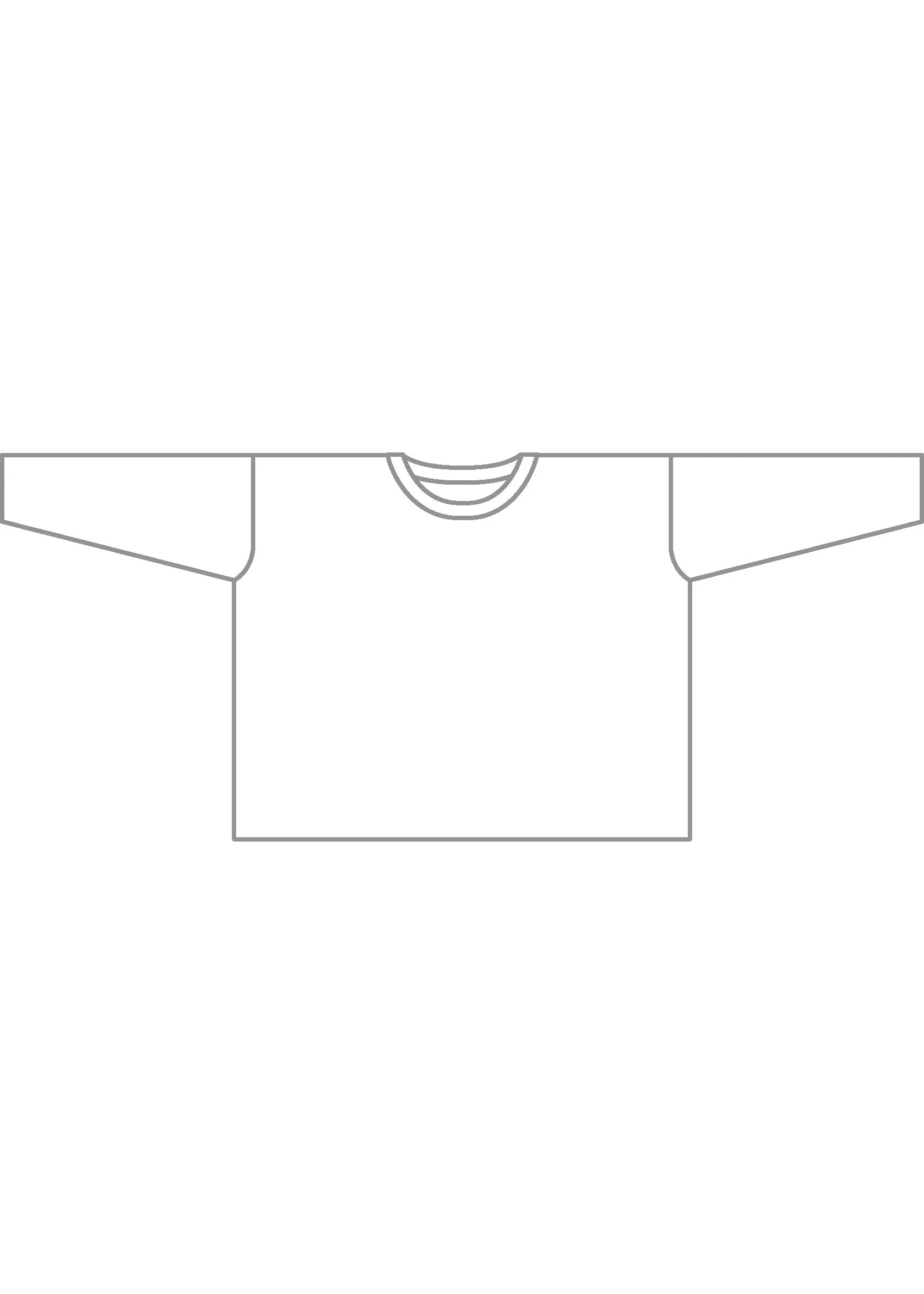 long sleeve smaller round neck - mid sold by eskandar product image thumbnail 5