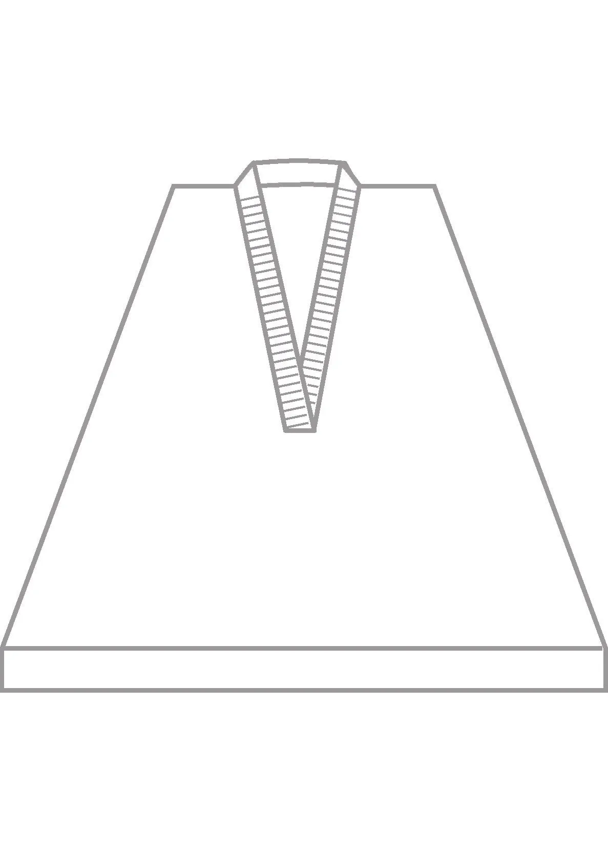 cashmere a-line sleeveless deep v-neck sweater - long plus dark sold by eskandar product image thumbnail 5