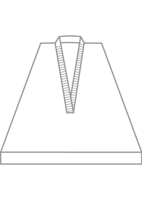 cashmere a-line sleeveless deep v-neck sweater - mid plus sold by eskandar product image thumbnail 5