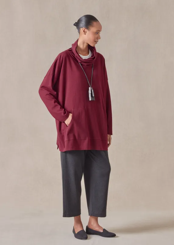 cotton jersey monks top with pouch pocket sold by eskandar