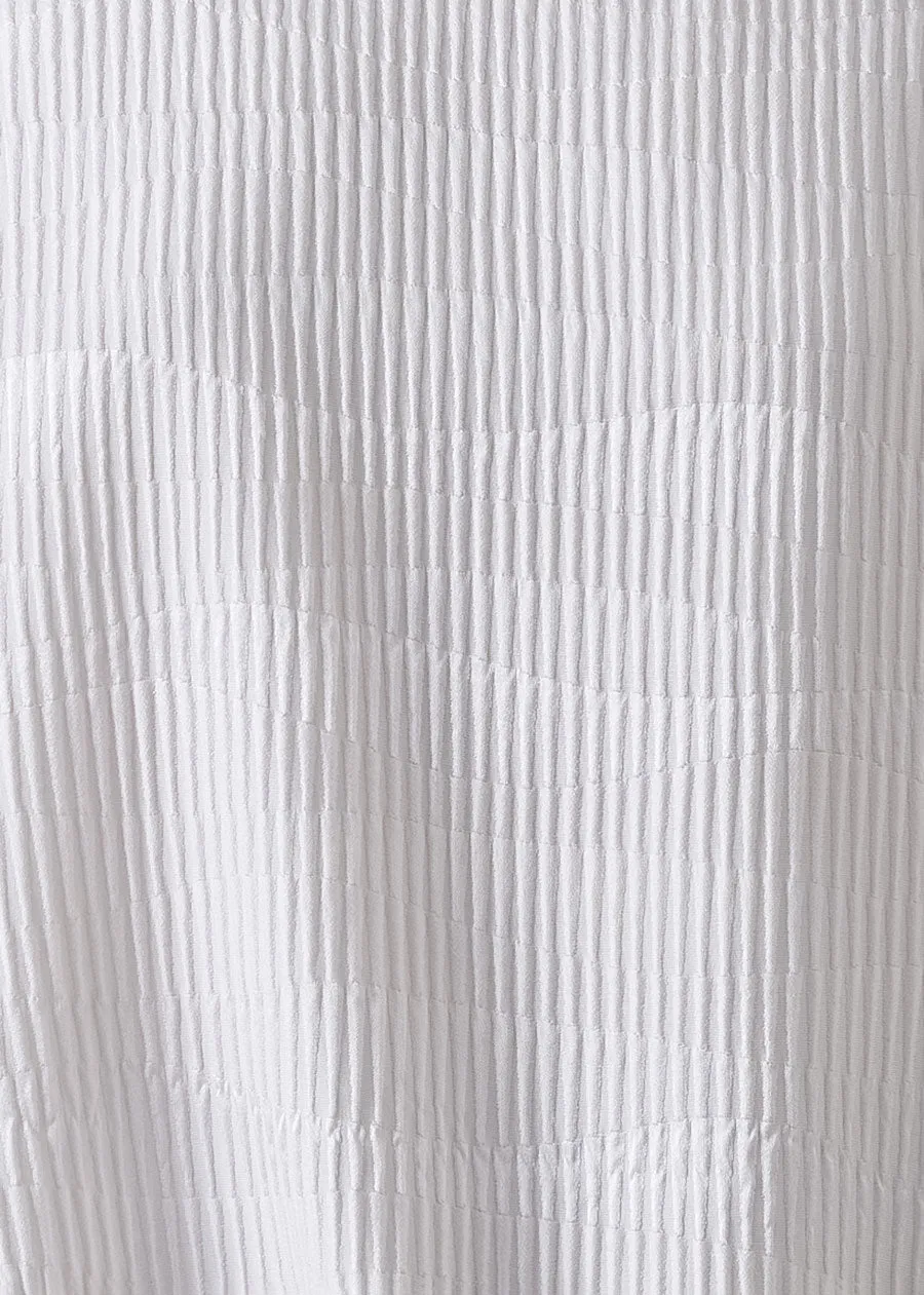 silk a-line shell - mid plus (ivory) sold by eskandar product image thumbnail 5