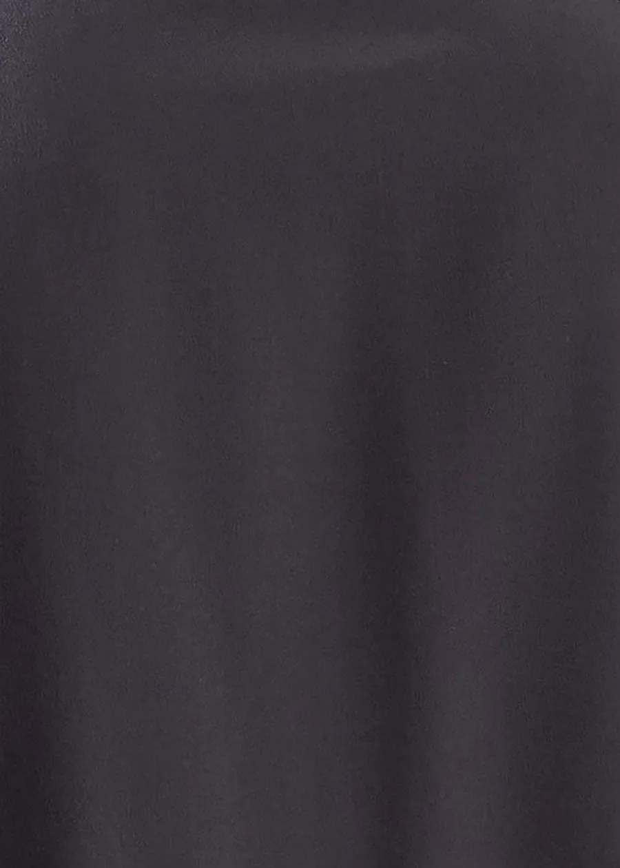 silk pleated shoulder swing shirt with chinese collar - mid plus sold by eskandar product image thumbnail 5