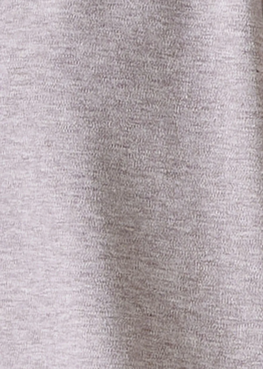 cotton jersey zipped hooded top - long sold by eskandar product image thumbnail 5