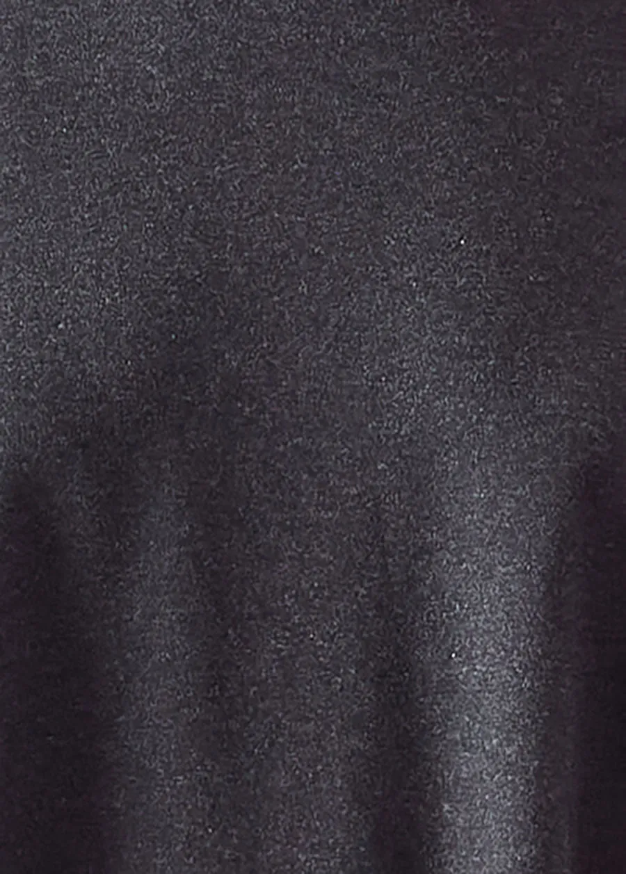 cotton jersey side panelled scrunch neck - long sold by eskandar product image thumbnail 5