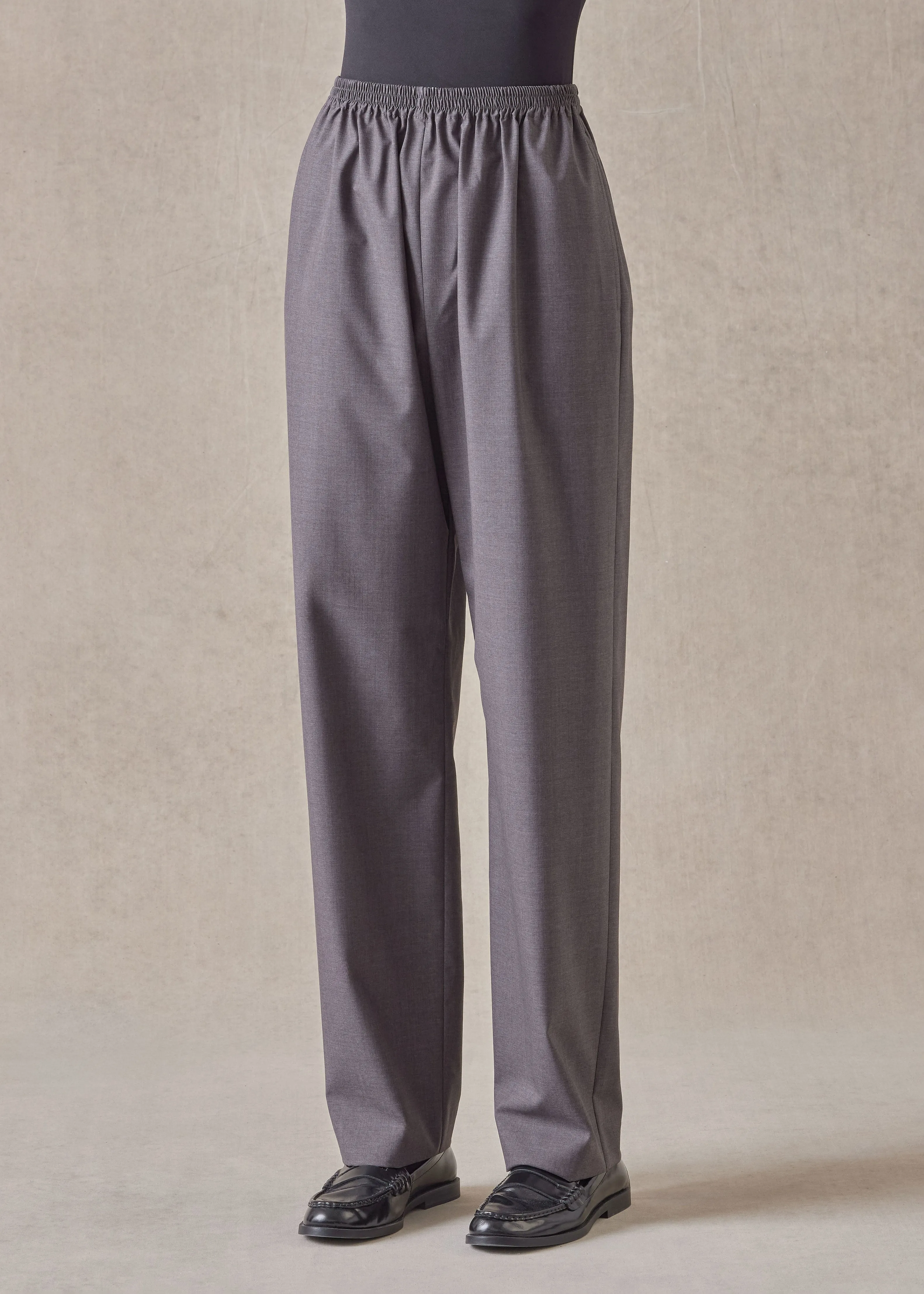 tropical wool regular trouser sold by eskandar