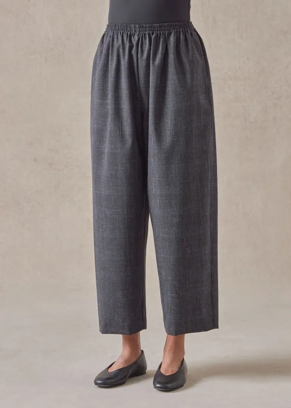 wool linen japanese trouser sold by eskandar
