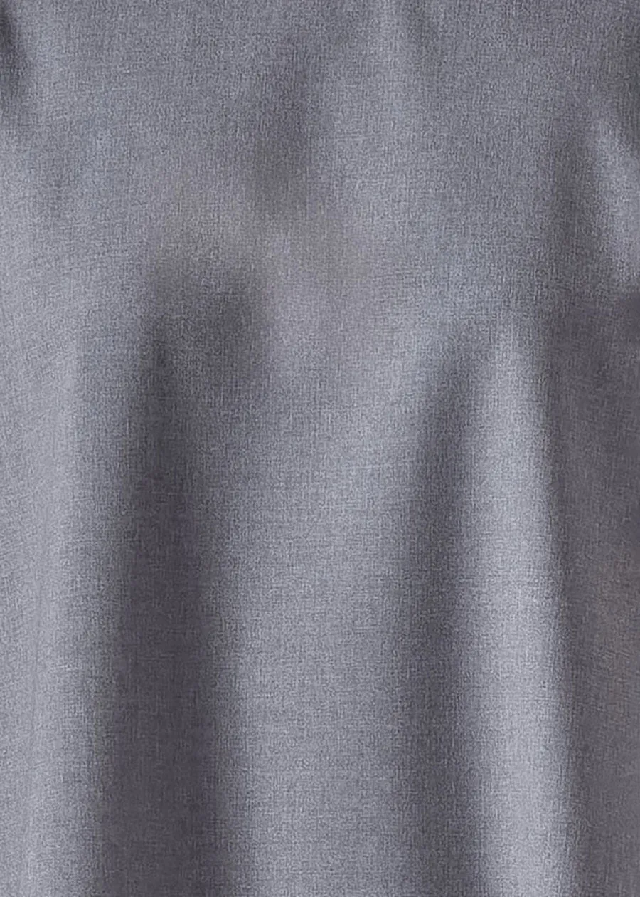 tropical wool boat neck top - mid (lightgrey) sold by eskandar product image thumbnail 5