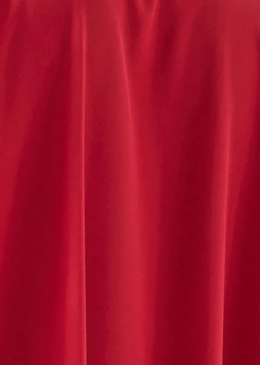 silk wide a-line collarless shirt - very long with slits sold by eskandar product image thumbnail 5