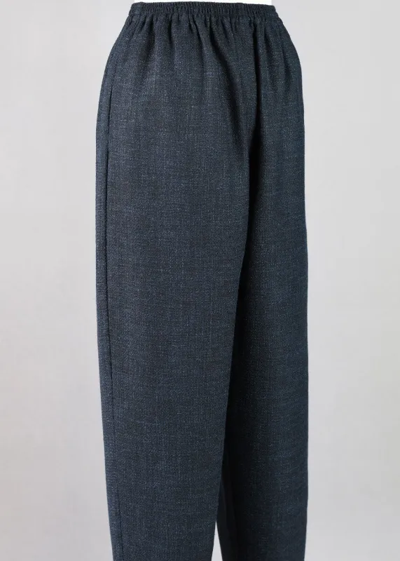 alpaca mix longer japanese trouser with ankle slits (half lined) sold by eskandar