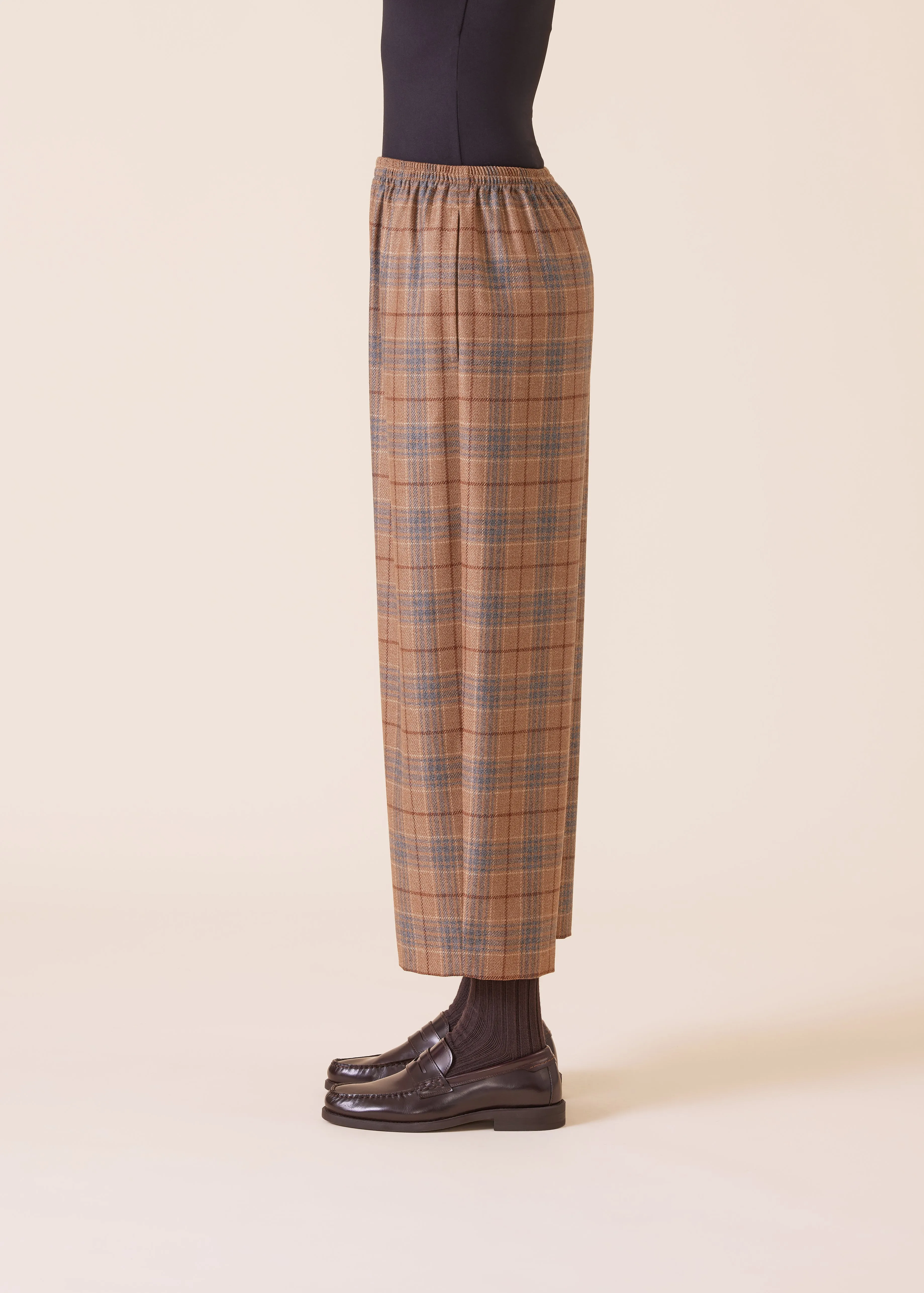 wool silk mix japanese trouser sold by eskandar product image thumbnail 2