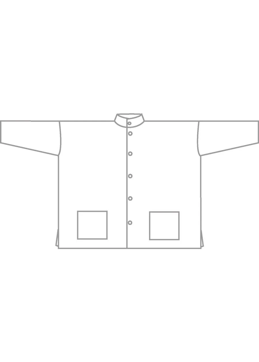 wool cashmere mix wide open stand collar jacket - long (navydark) sold by eskandar product image thumbnail 5