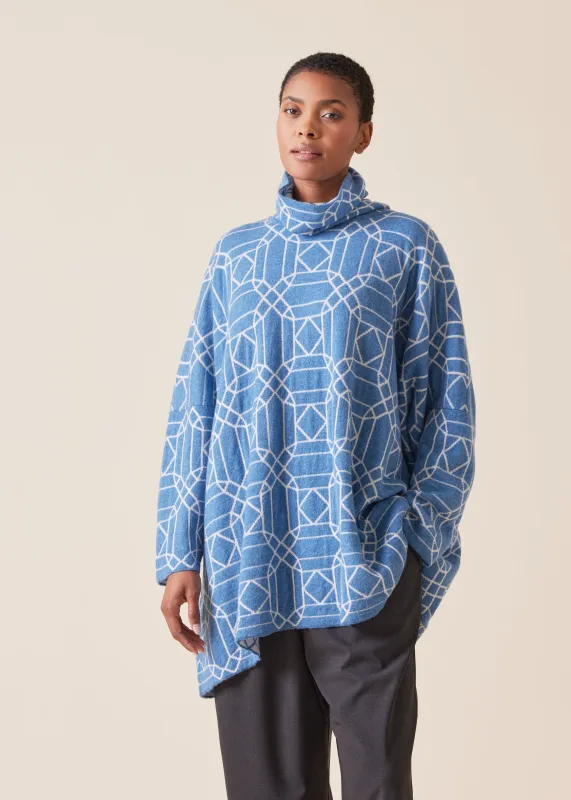 cashmere knitted monks top - long sold by eskandar