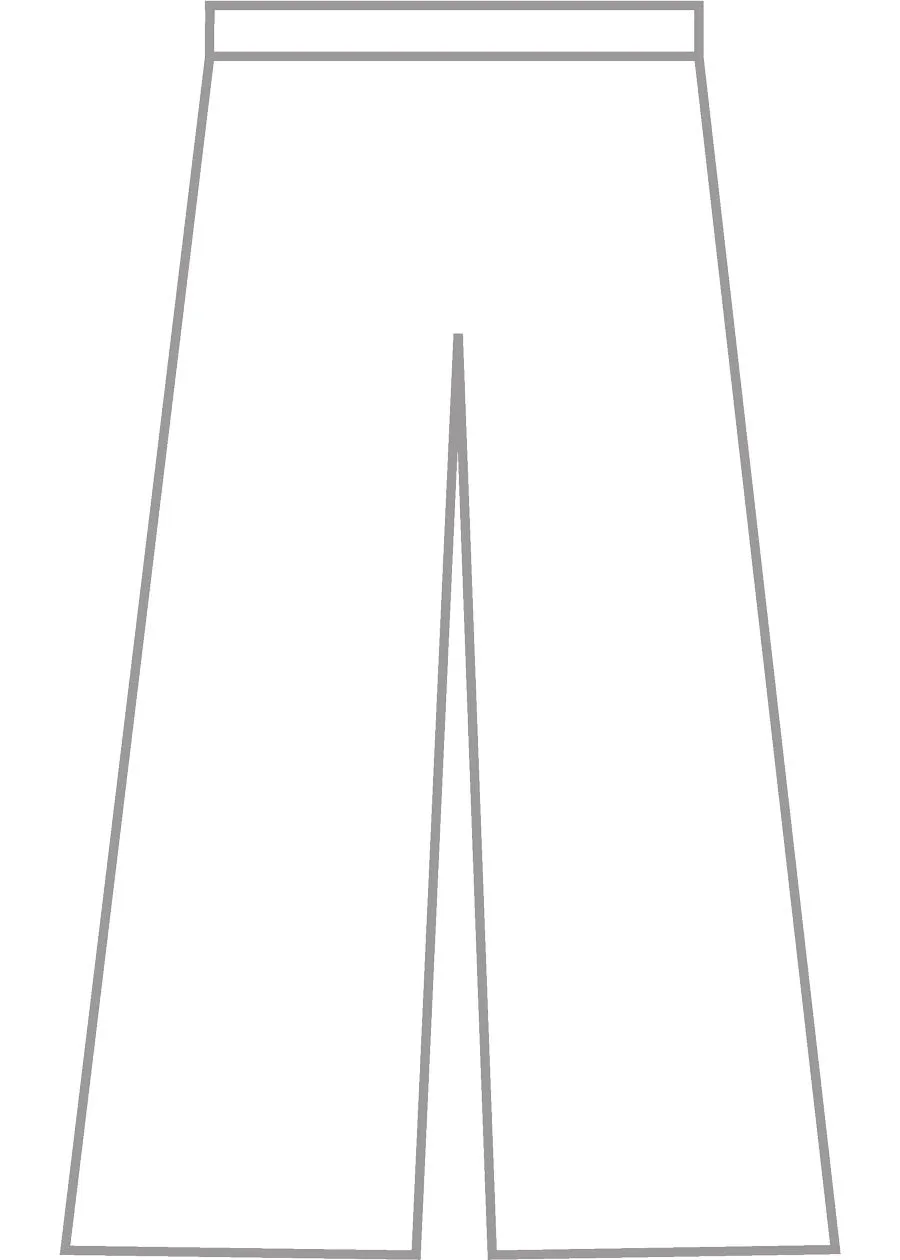 wool cashmere mix flared trouser (flannelgrey) sold by eskandar product image thumbnail 5