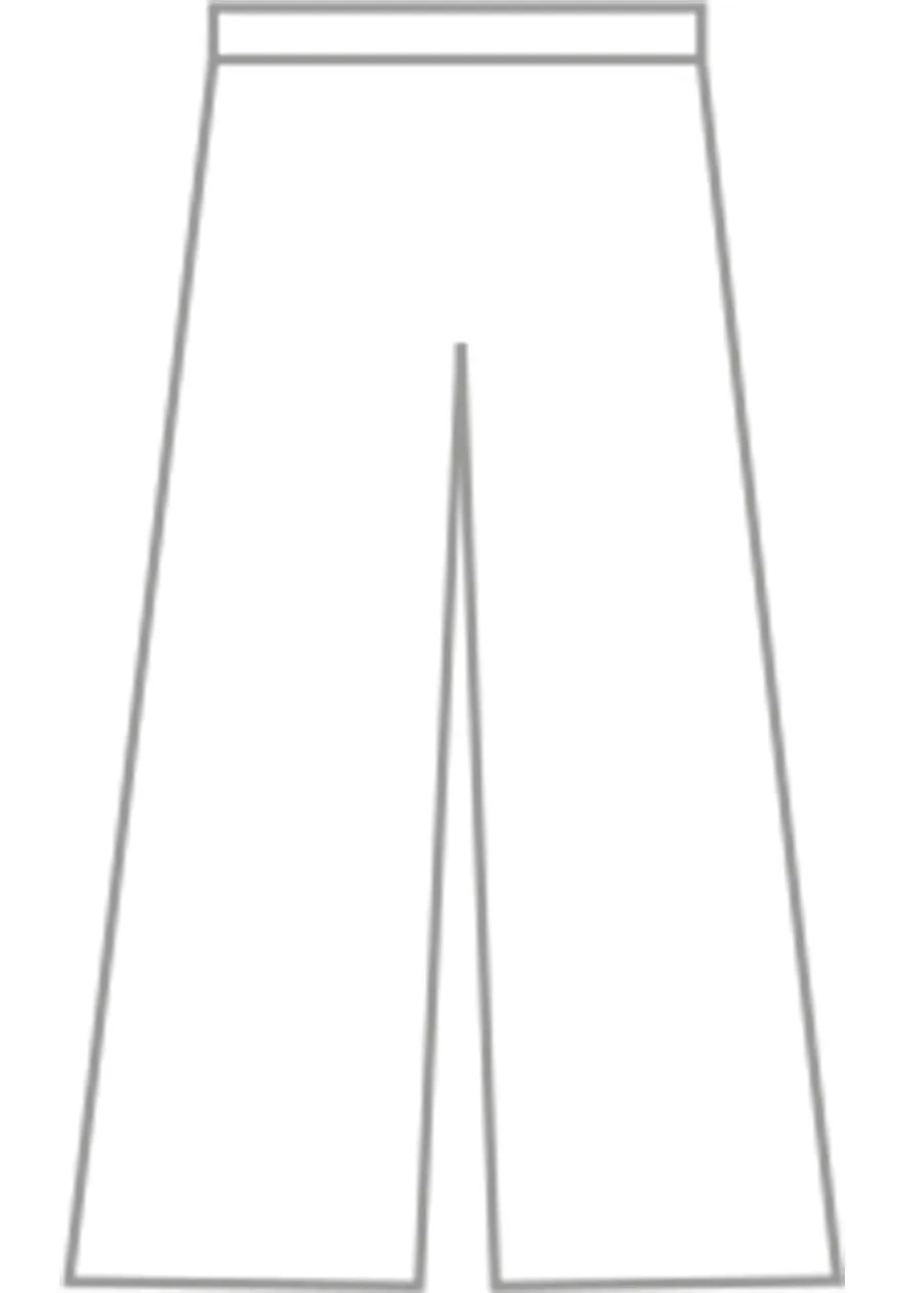 silk flared trouser (midnight) sold by eskandar product image thumbnail 4