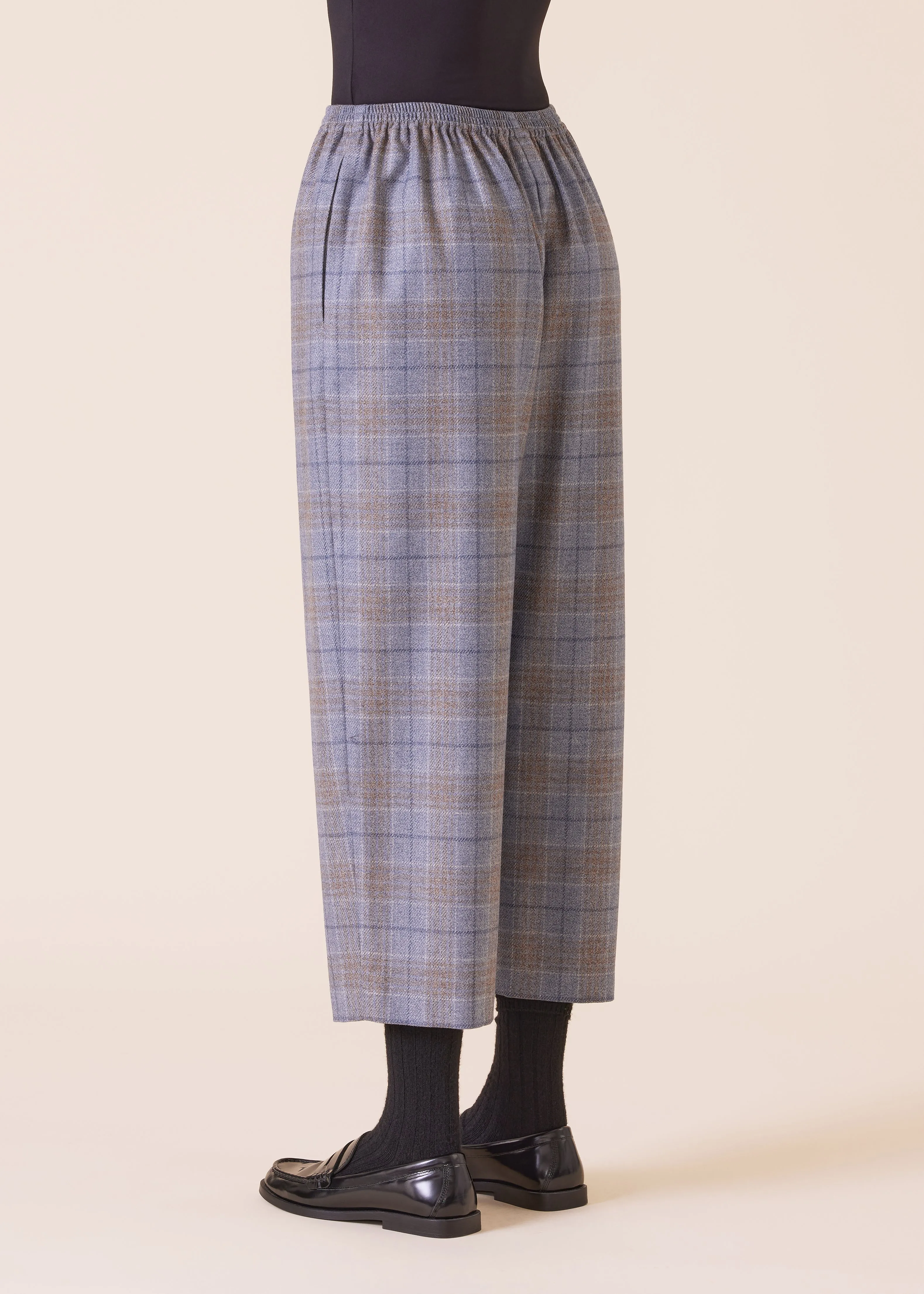 wool silk mix japanese trouser sold by eskandar product image thumbnail 4