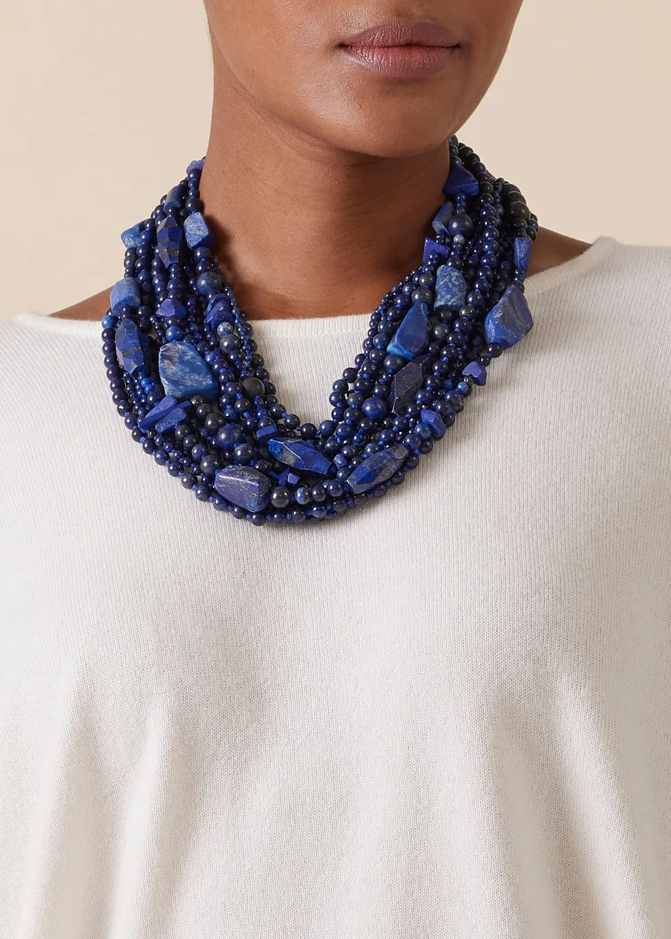 unique multistrand necklace sold by eskandar product image thumbnail 2