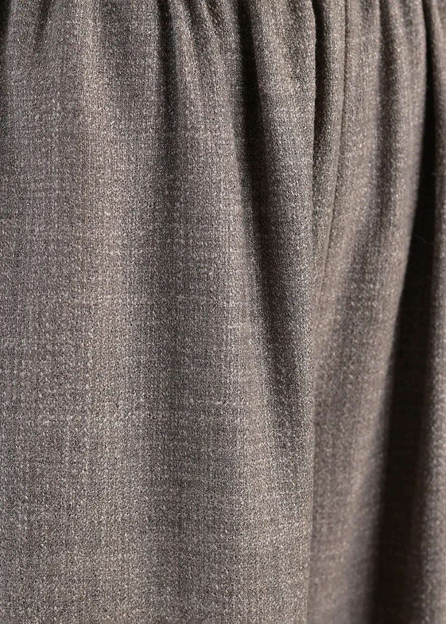 alpaca wool mix longer japanese trouser with ankle slits sold by eskandar product image thumbnail 3