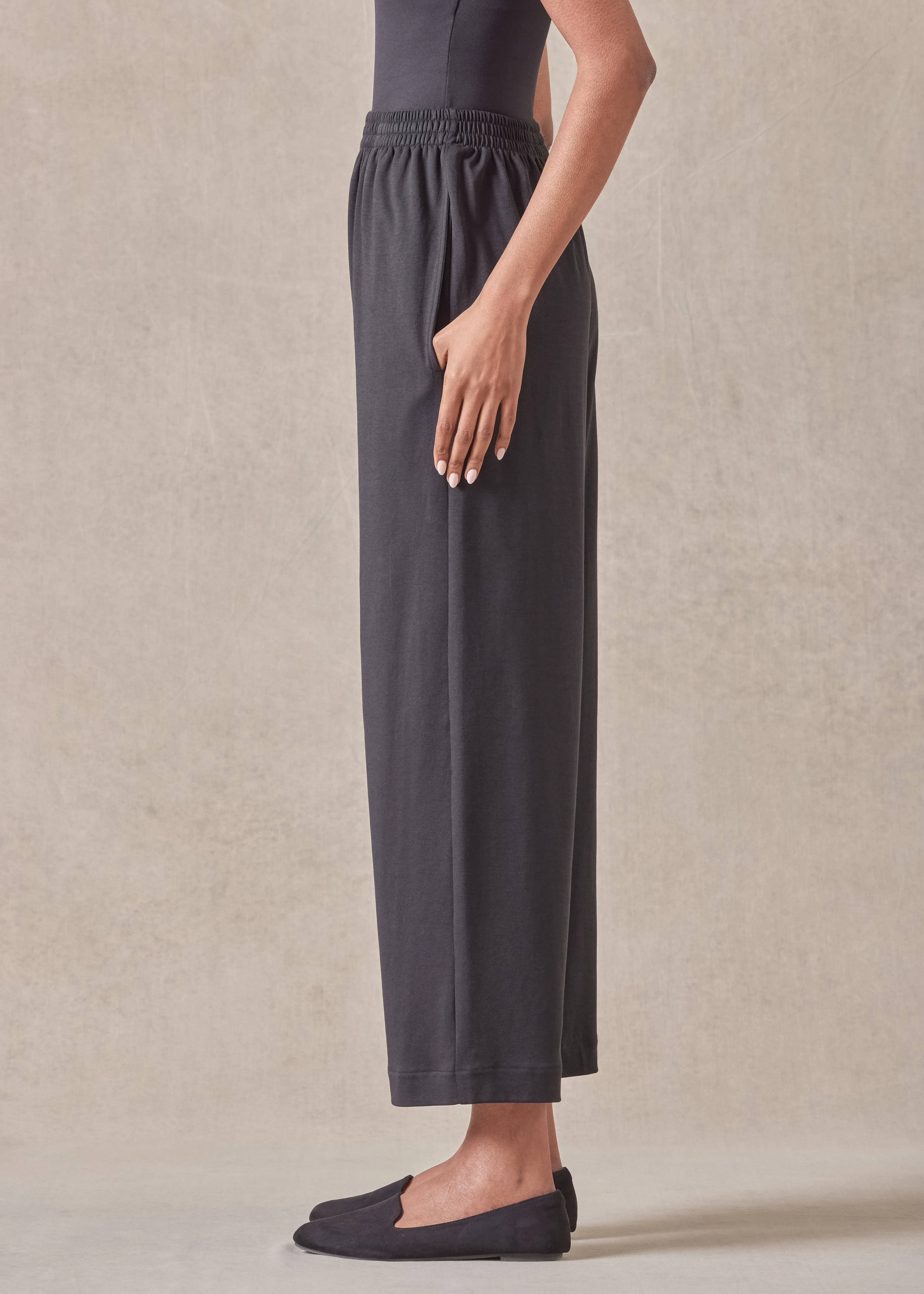 cotton jersey japanese trouser sold by eskandar product image thumbnail 3