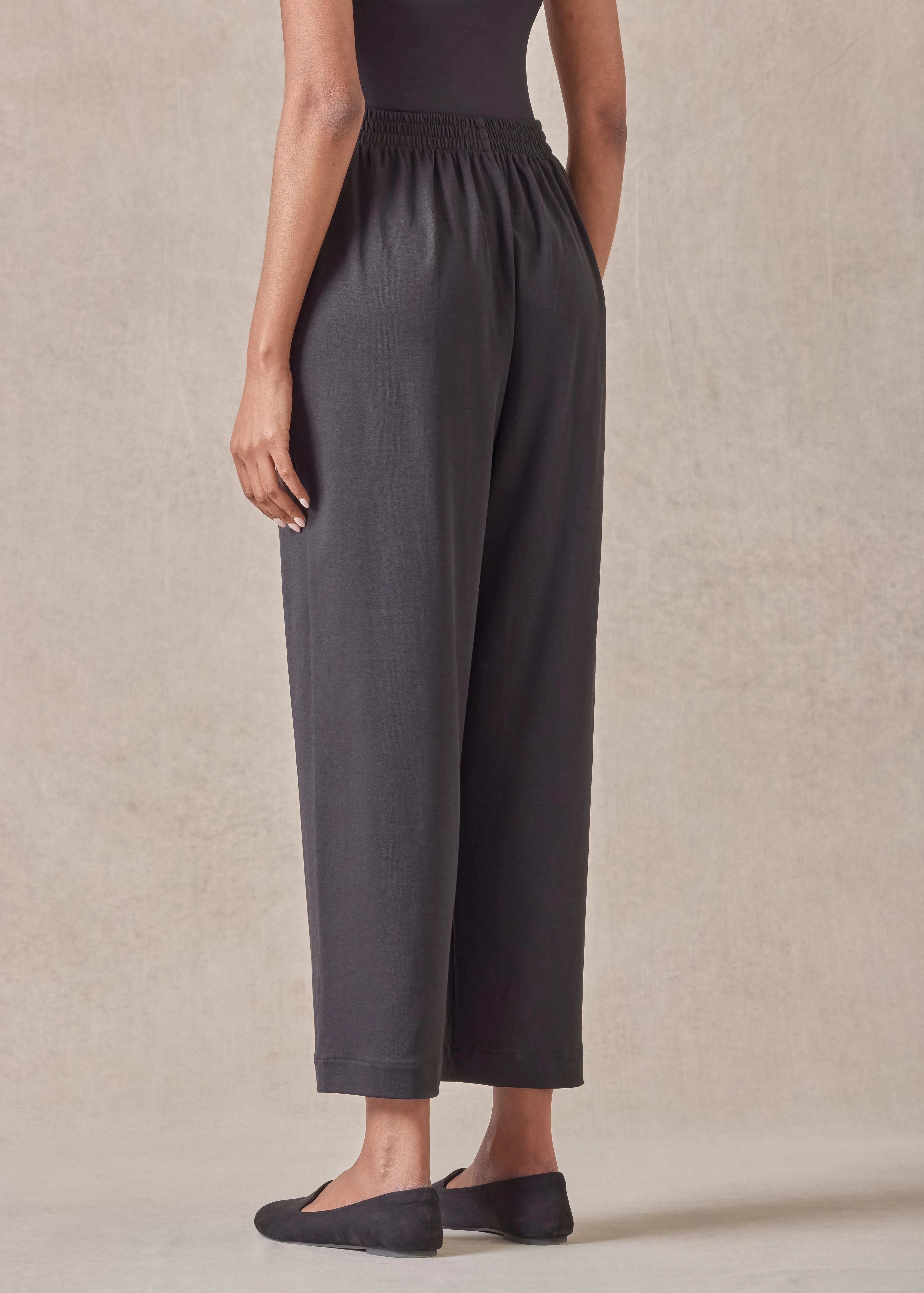 cotton jersey japanese trouser sold by eskandar product image thumbnail 5