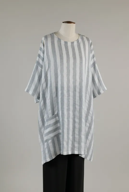 longer back scoop neck t shirt - long plus sold by eskandar