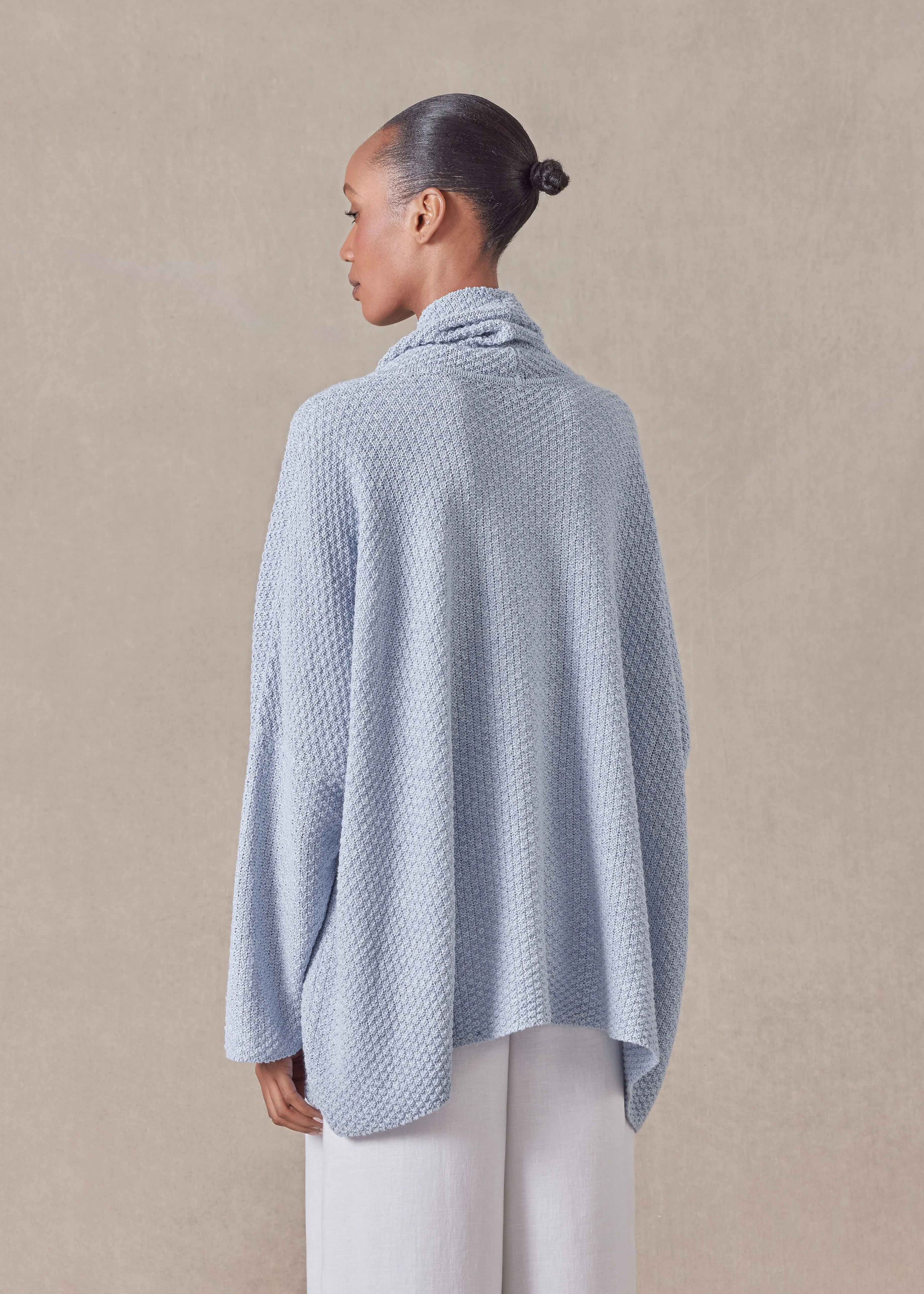 cotton linen mix monks top - mid plus sold by eskandar product image thumbnail 4