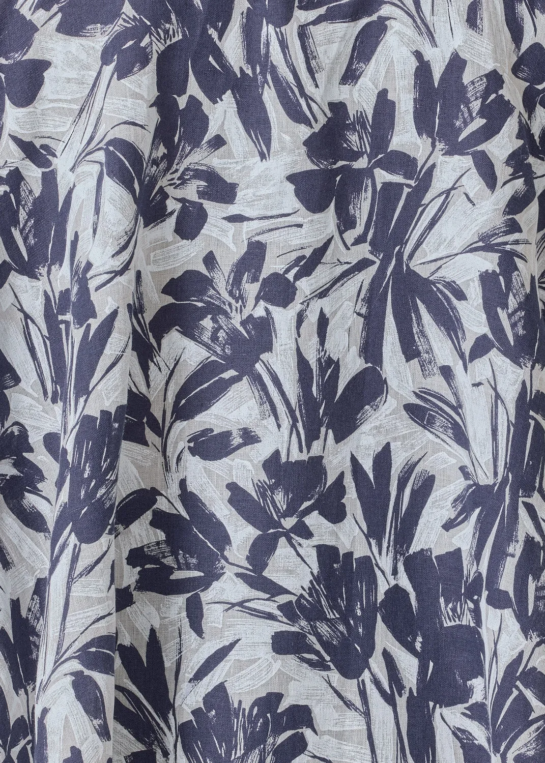 linen dps shirt with collar - mid plus (naturalnavy) sold by eskandar product image thumbnail 5