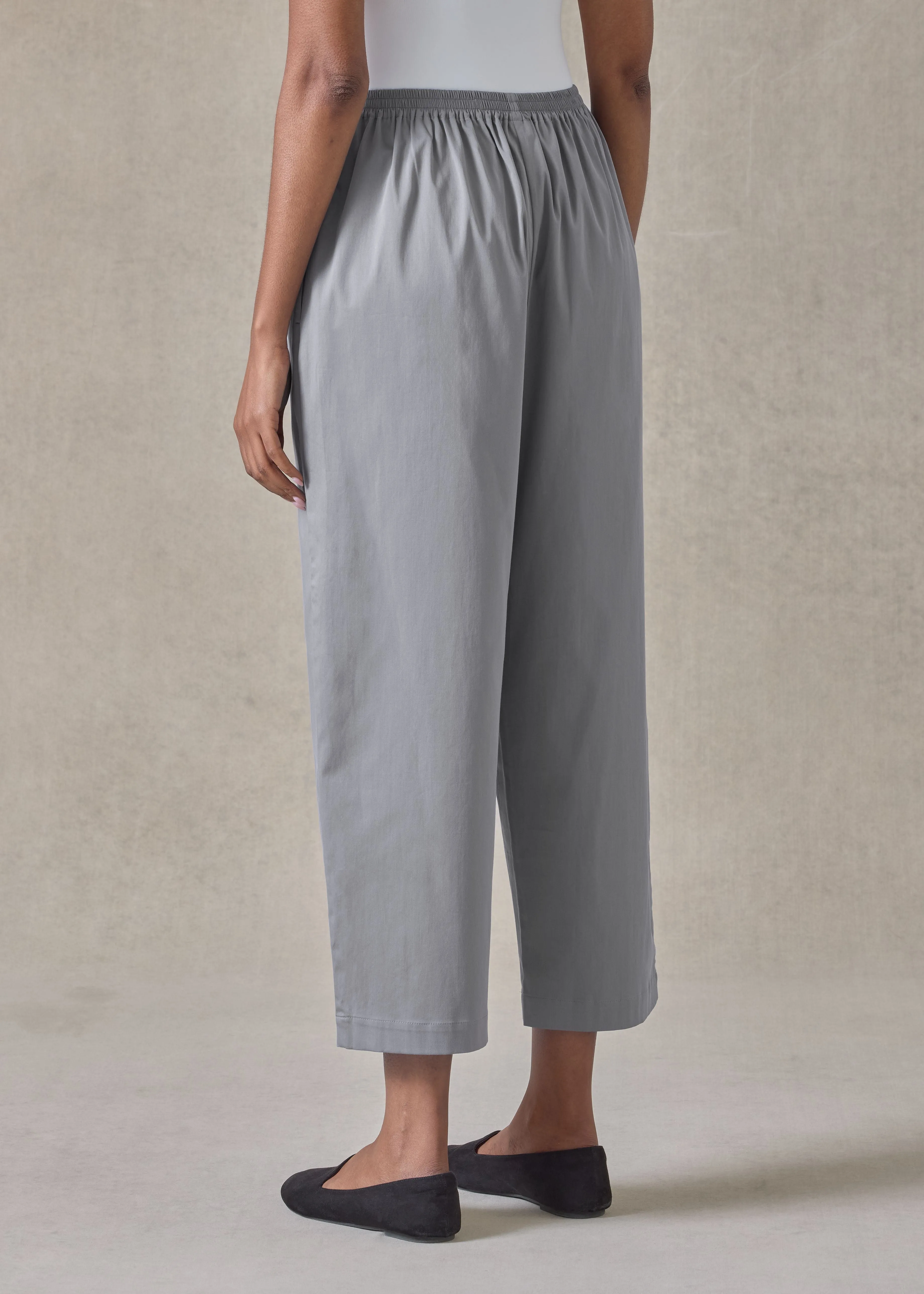 cotton stretch japanese trouser (greypale) sold by eskandar product image thumbnail 5