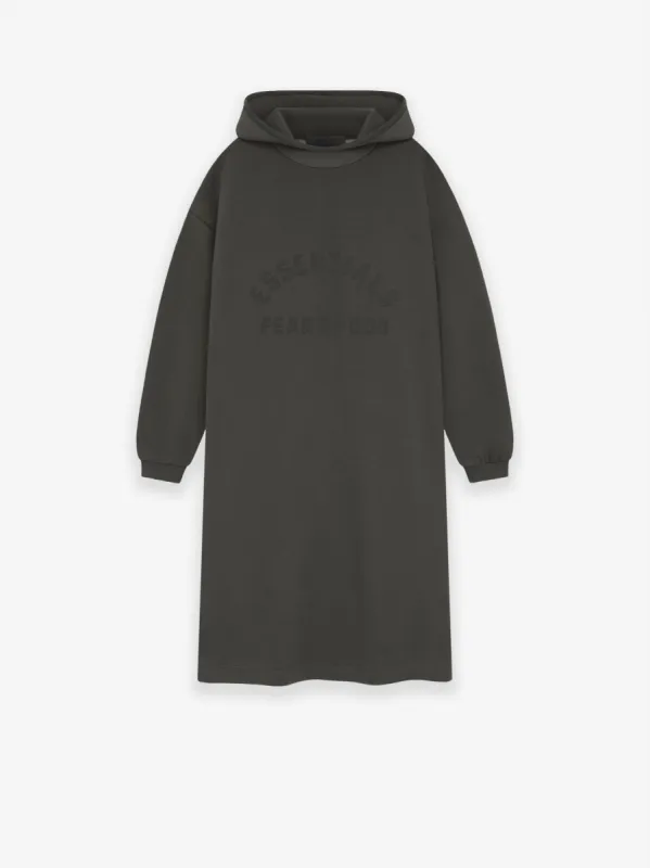 Kids Nylon Fleece Hooded Dress made by Essentials